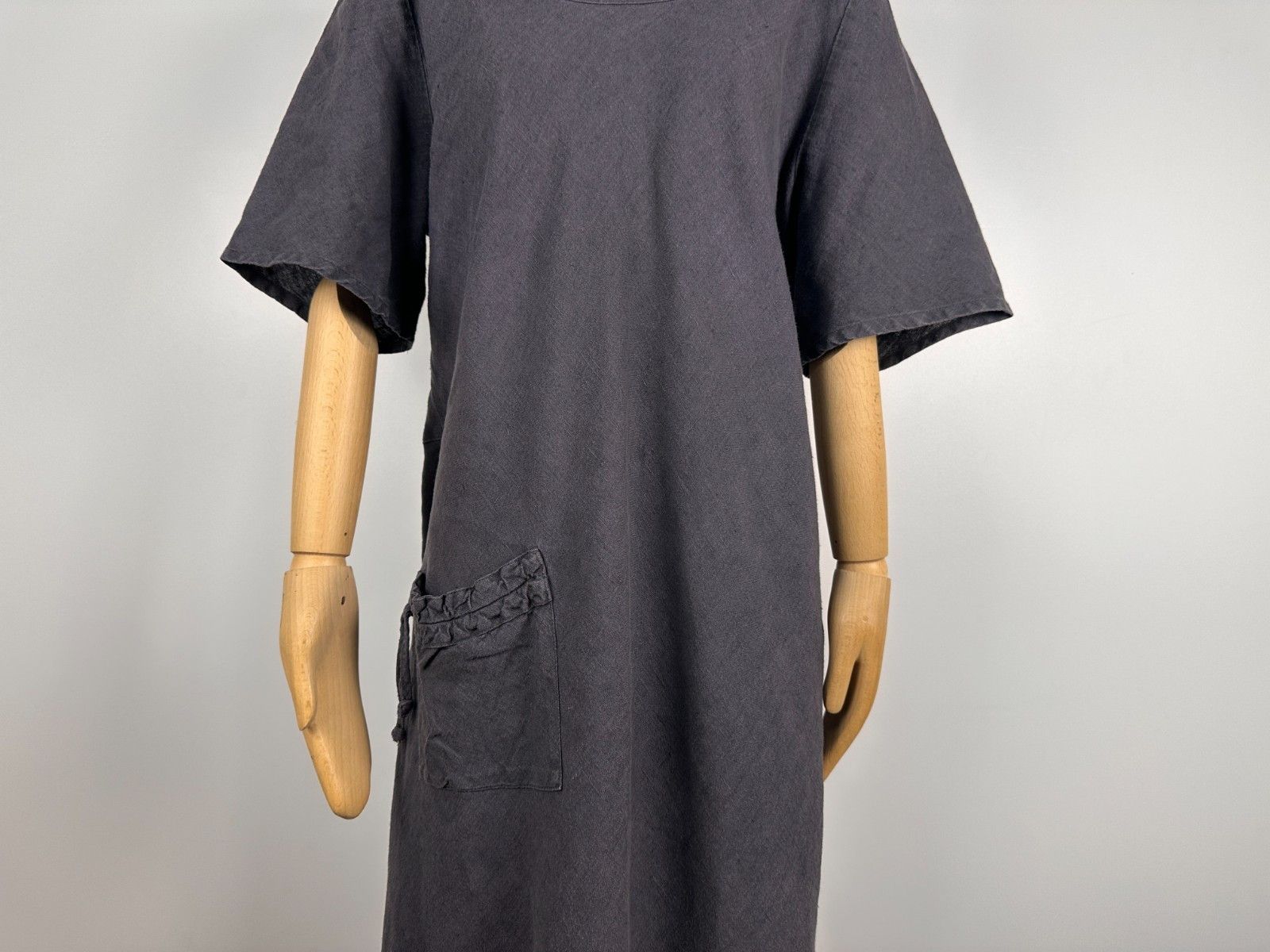 FLAX Flax GreyLinen Market Dress Long Size L Size L / US 10 / IT 46 - 3 Thumbnail