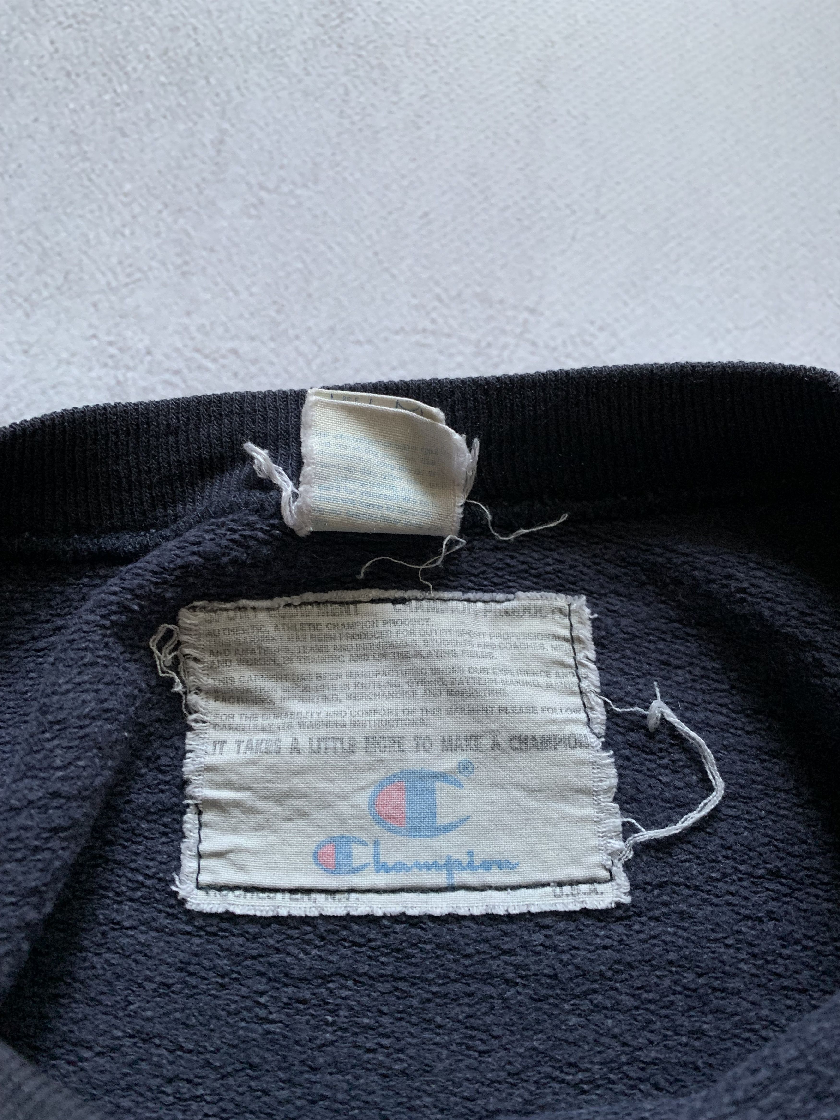 Champion × Vintage Vintage Champion Sweatshirt Crewneck Baggy Double Logo 90s Size US M / EU 48-50 / 2 - 6 Thumbnail