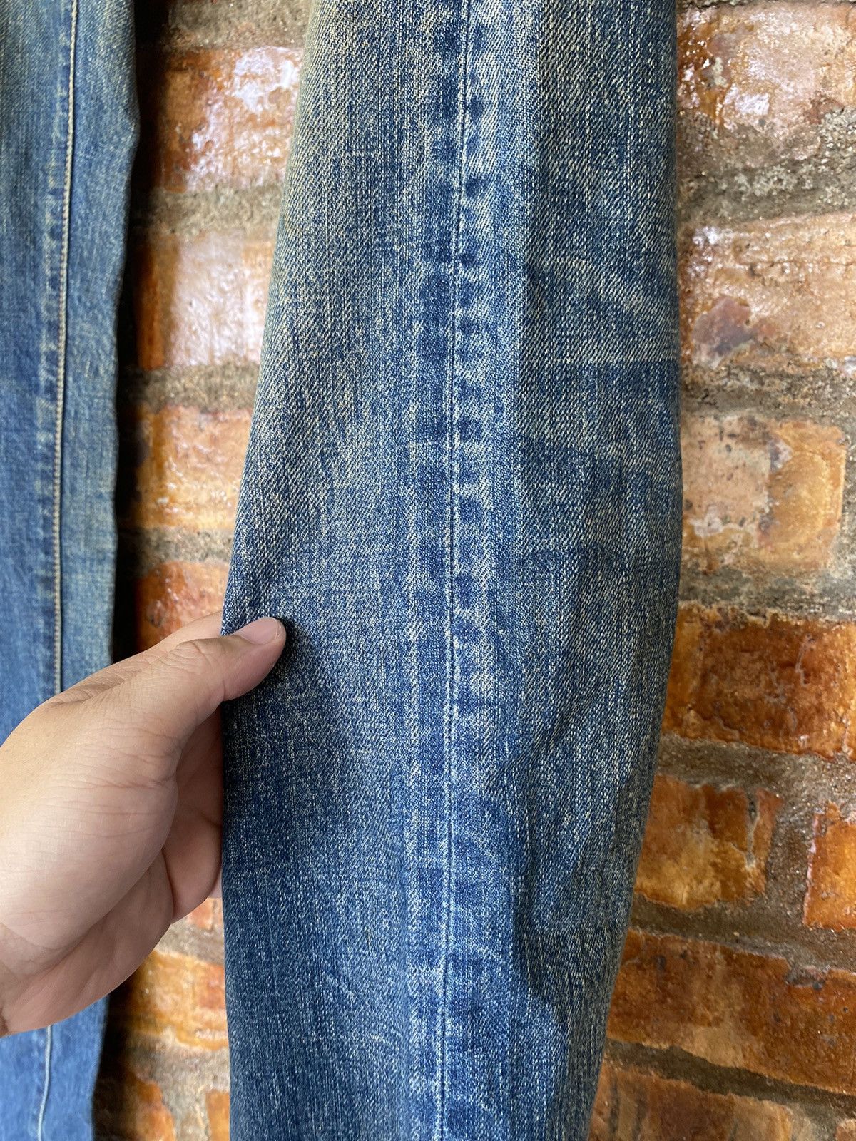 Kazuyuki Kumagai Attachment Indigo Wash and Rusty faded denim Size US 31 - 8 Thumbnail