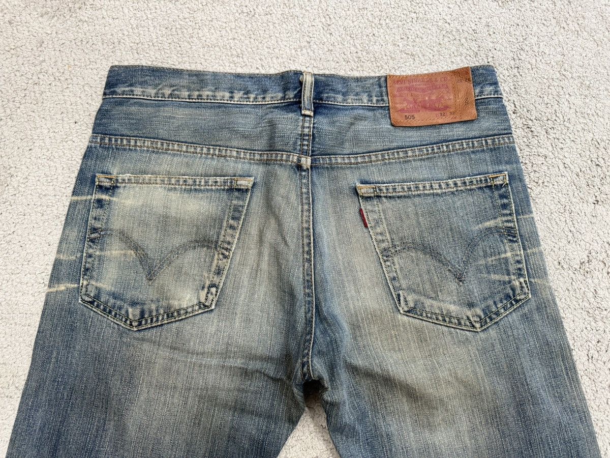 Levi's Best Buy‼️ Vintage 90's Levis 505 Thrashed Selvedge Denim Size US 34 / EU 50 - 15 Thumbnail