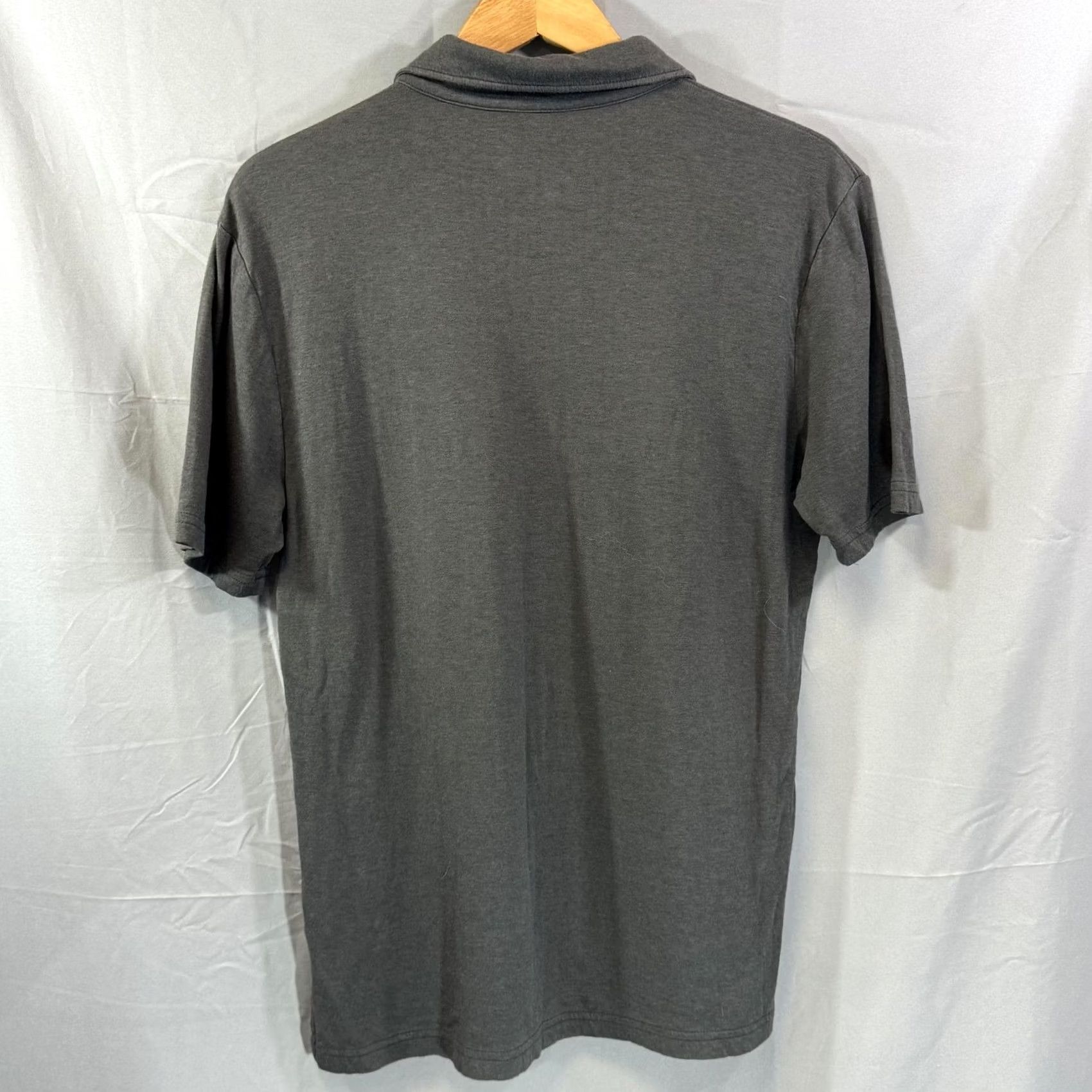 Faherty Faherty Polo Shirt Mens M Gray Cloud Cotton Peru Soft Pima Modal Collared Polo Shirt Mens Gray Cloud Cotton Peru Soft Pima Modal Collared Size US M / EU 48-50 / 2 - 2 Thumbnail