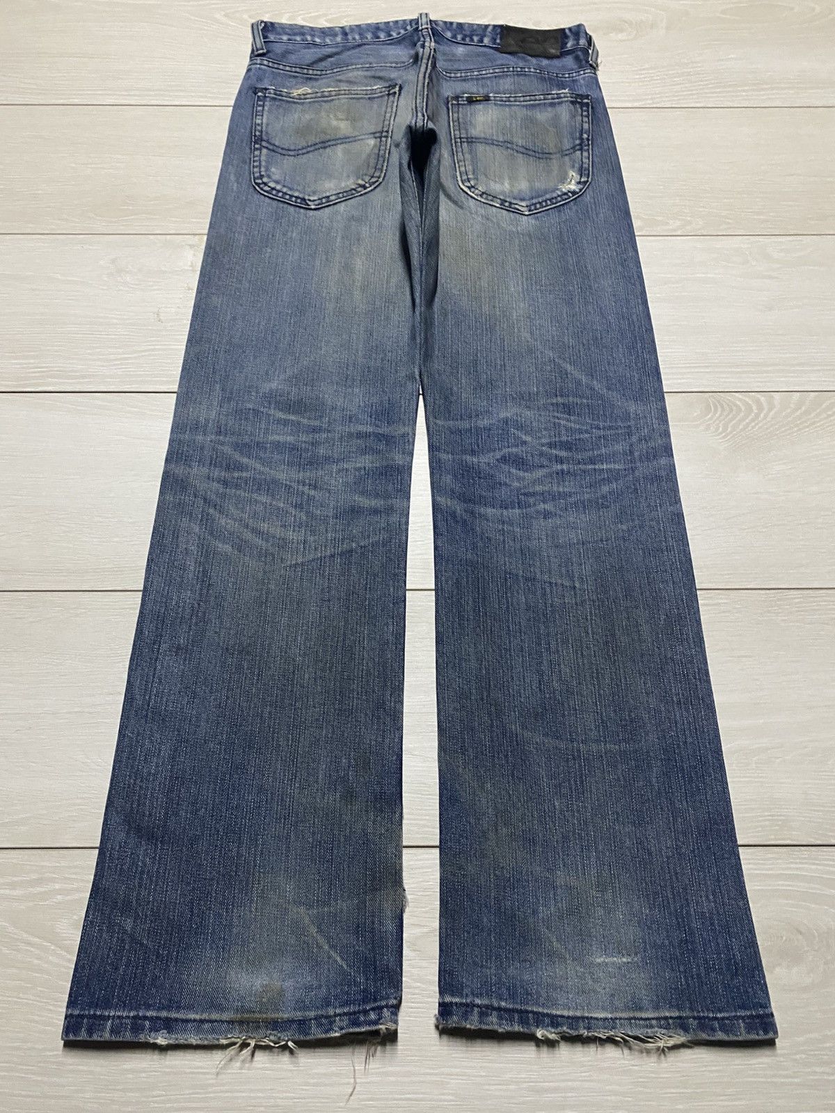 Lee × Number (N)ine Lee Riders Sanforized Dirty Wash Distressed Loose Jeans Size US 30 / EU 46 - 2 Thumbnail