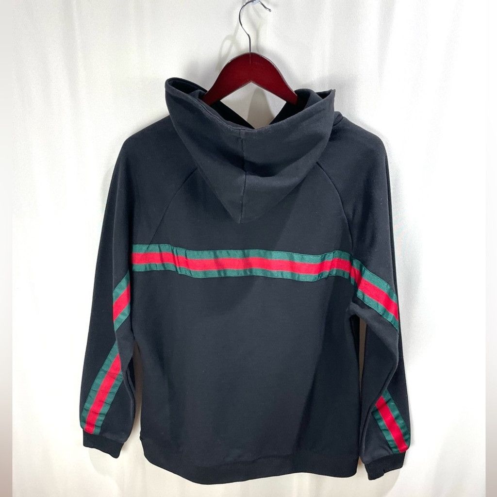 Le 31 Le 31 par Simons GG Style Striped Trim Black Hoodie Size S Size US S / EU 44-46 / 1 - 3 Thumbnail