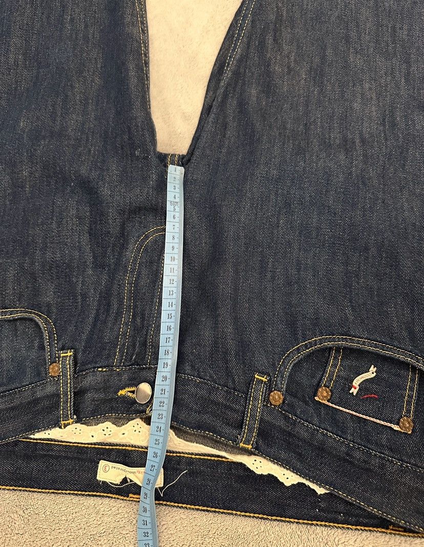 Japanese Brand Y2K Straight fit selvedge jeans low rise Size 27" / US 4 / IT 40 - 6 Thumbnail