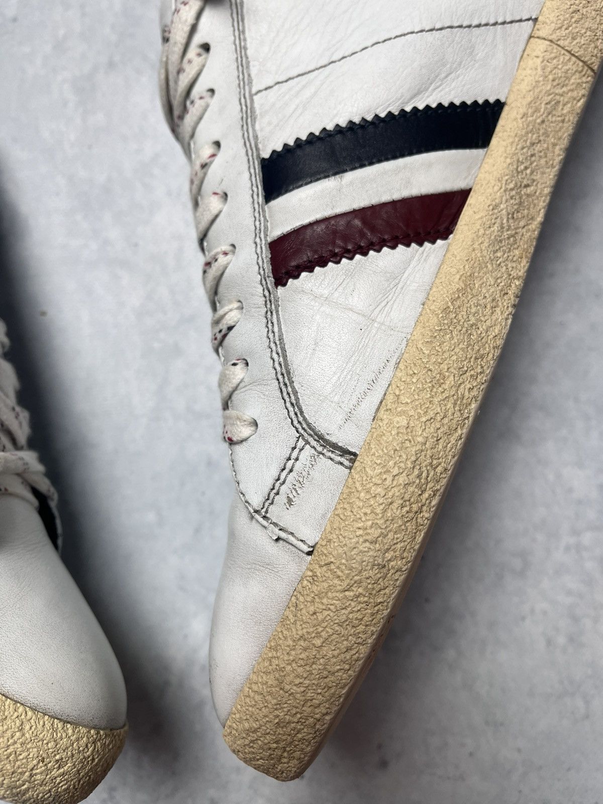 Moncler VERY RARE MONCLER HI LEATHER SNEAKERS Size US 9.5 / EU 42-43 - 7 Thumbnail