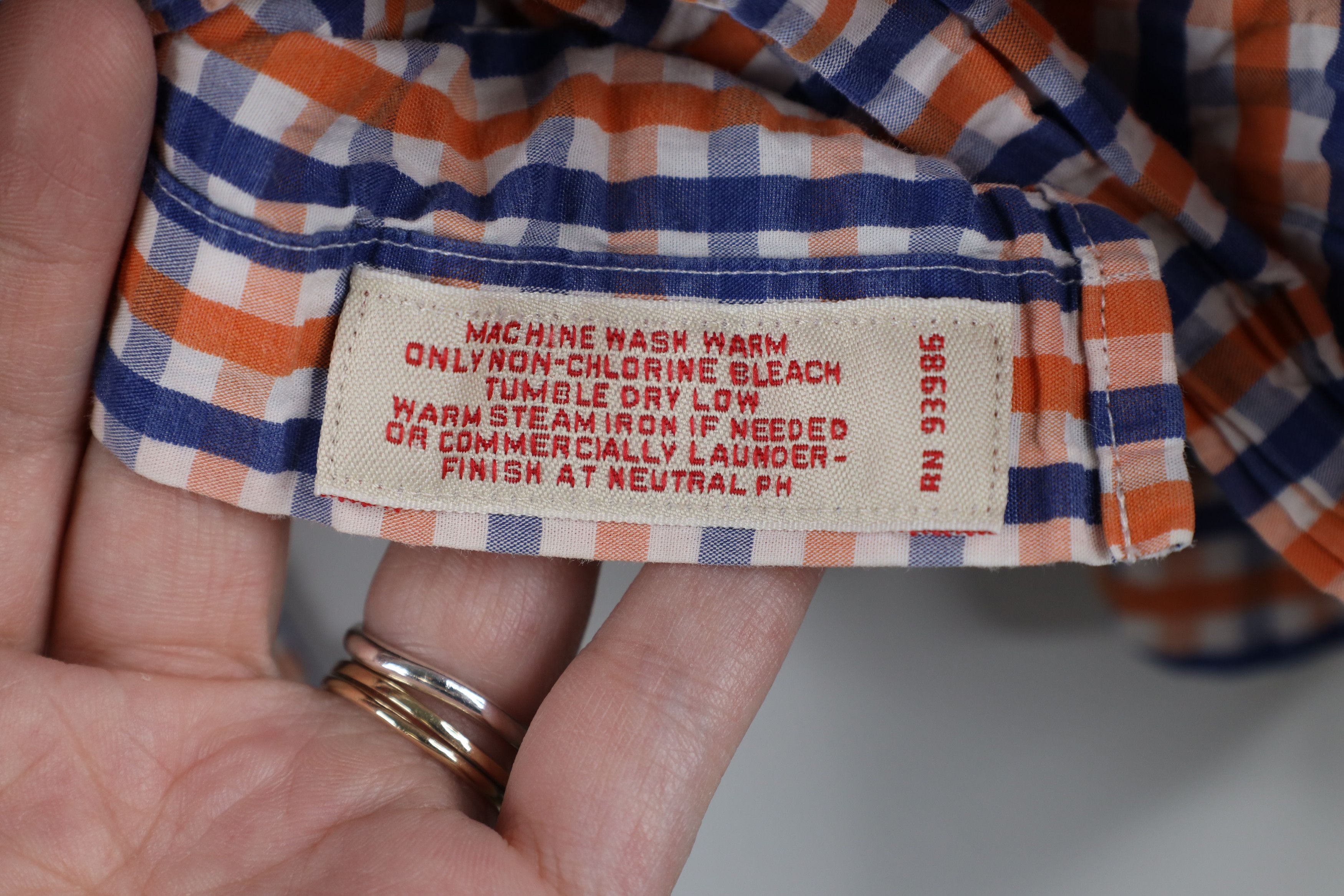 Brooks Brothers × Vintage Brooks Brothers Seersucker Collared Button Down Shirt Size US L / EU 52-54 / 3 - 11 Thumbnail