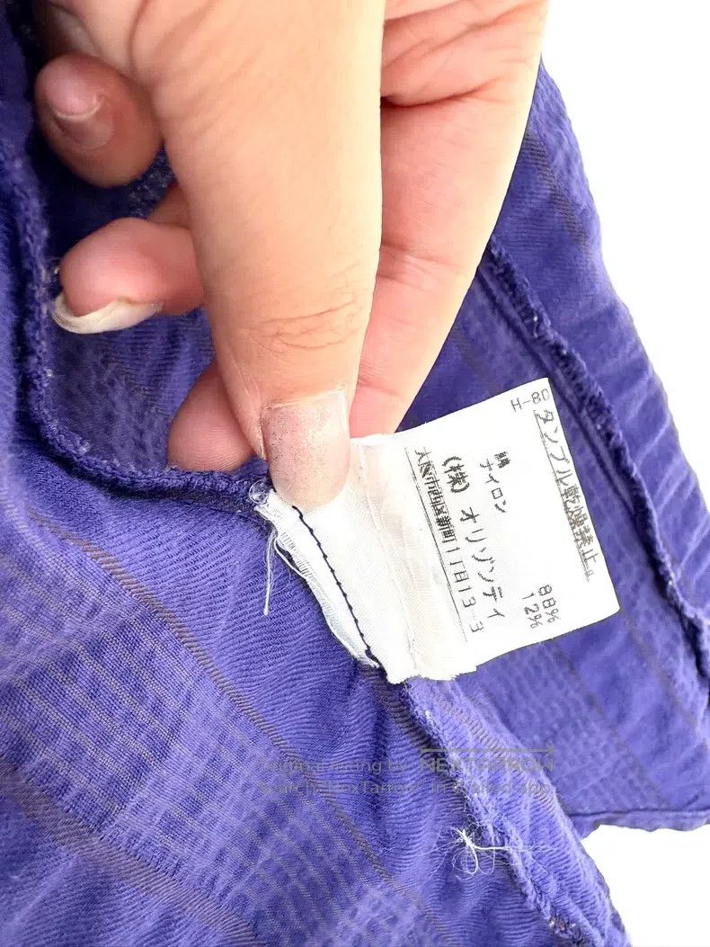 Vivienne Westwood Vivienne Westwood Vintage Purple and Blue Striped Shirt Size S / US 4 / IT 40 - 8 Thumbnail