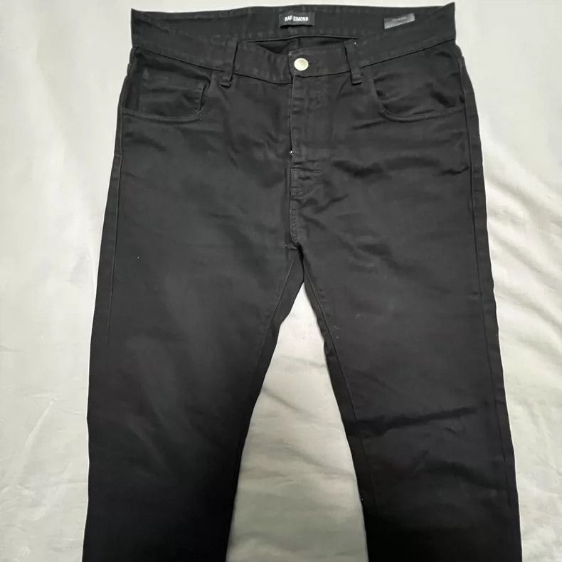 Raf Simons Raf simons Black straight jeans Size US 31 - 1 Thumbnail