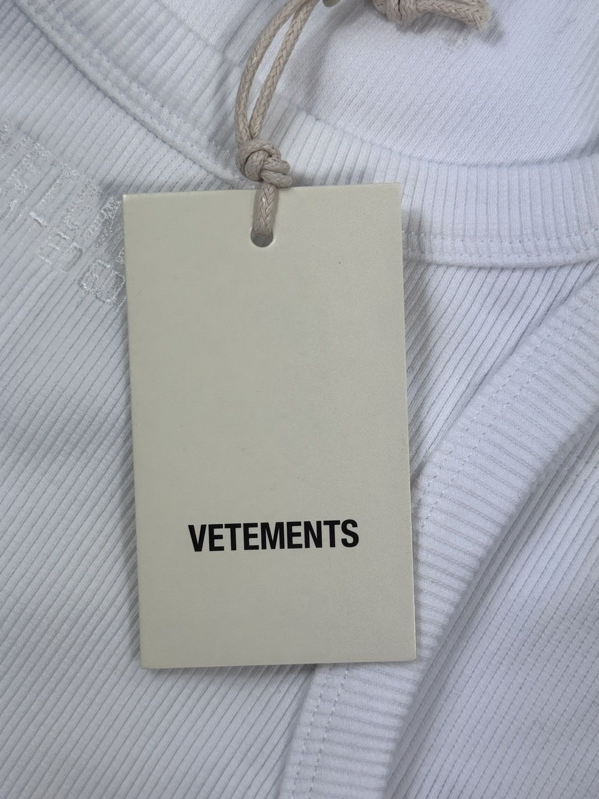 Vetements LOGO EMBROIDERED TANK TOP Size XL / US 12-14 / IT 48-50 - 5 Thumbnail