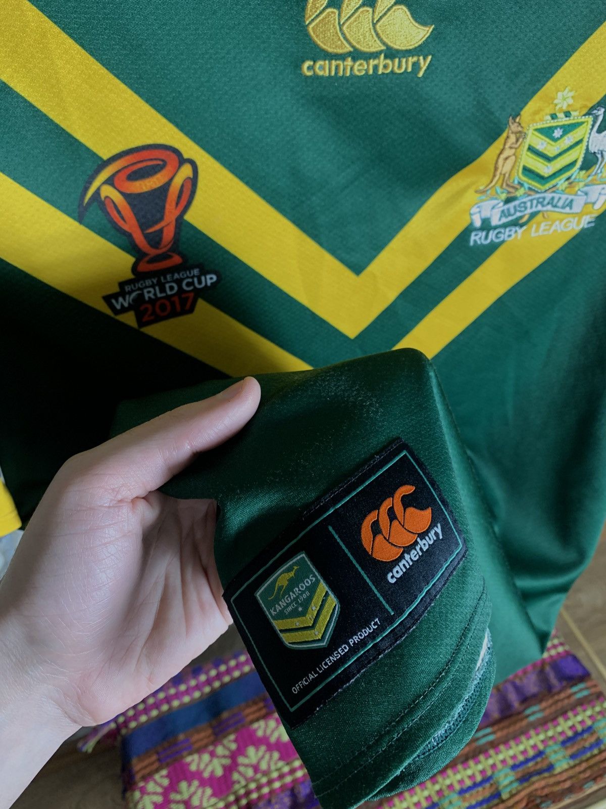 Canterbury of New Zealand VINTAGE CANTERBURY NRL AUSTRALIA RUGBY JERSEY RETRO Y2K 90s Size US XL / EU 56 / 4 - 3 Thumbnail