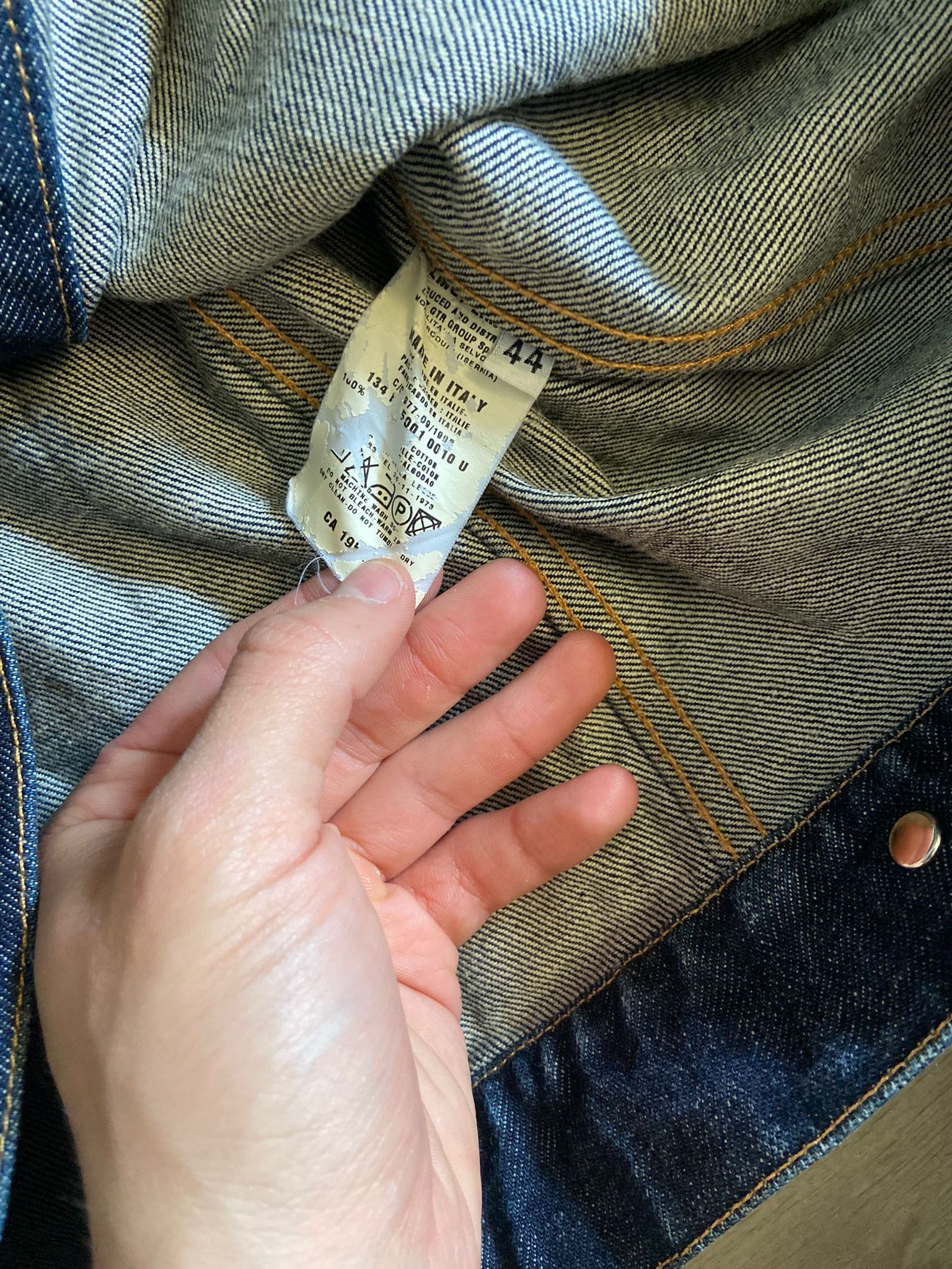 Helmut Lang × Jil Sander × Vintage 1998 Helmut Lang - 98’ Vintage Denim Jacket Size US S / EU 44-46 / 1 - 7 Thumbnail
