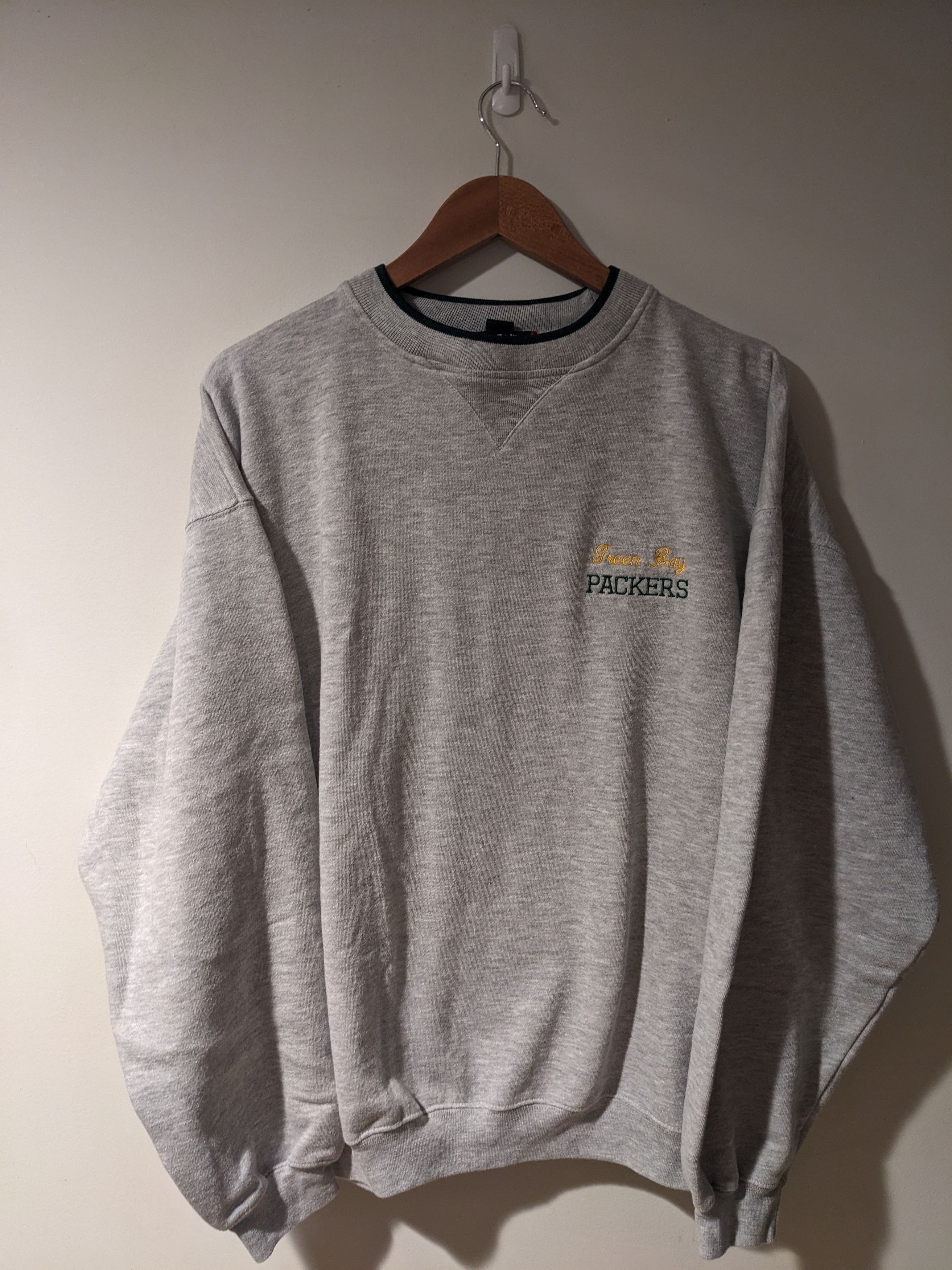 NFL × Vintage Vintage 90s Green Bay Packers NFL Football Large Sweatshirt Size US L / EU 52-54 / 3 - 1 Thumbnail