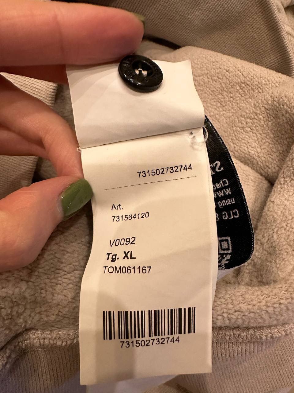 Stone Island Stone Island Hoodie Gray Sweatshirt 731564120 Size US XL / EU 56 / 4 - 5 Thumbnail