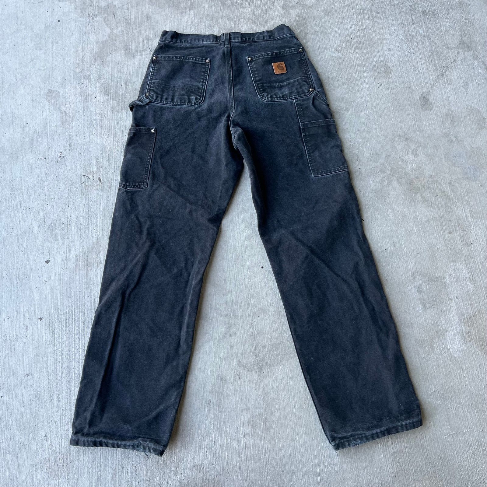 Carhartt × Vintage Carhartt black double knee work wear carpenter pants Size US 29 - 5 Thumbnail