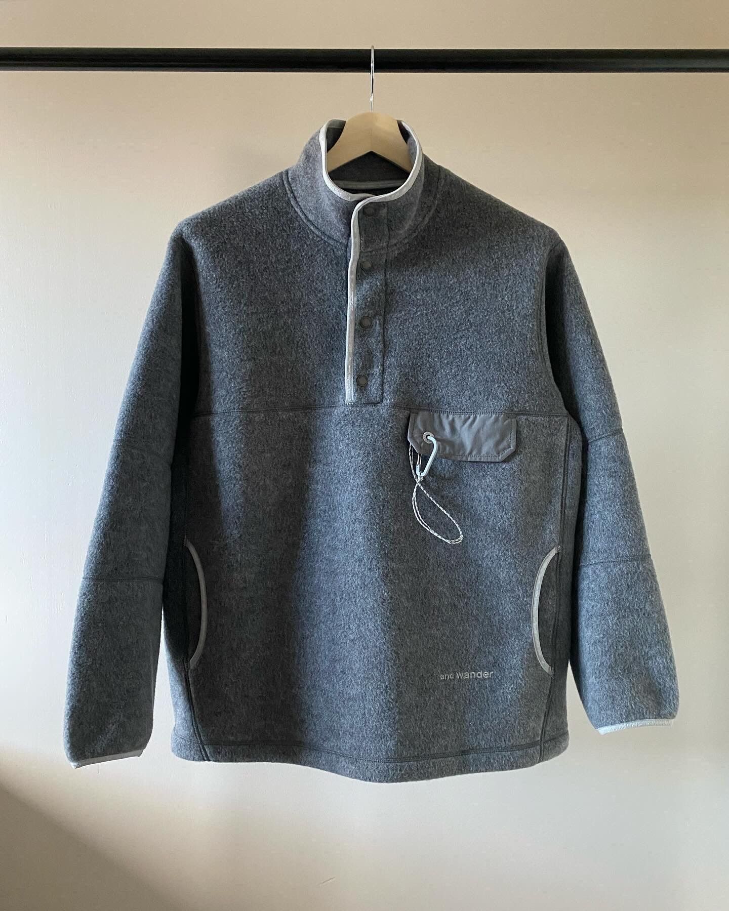 And Wander Wool Fleece Pullover Size US M / EU 48-50 / 2 - 2 Thumbnail