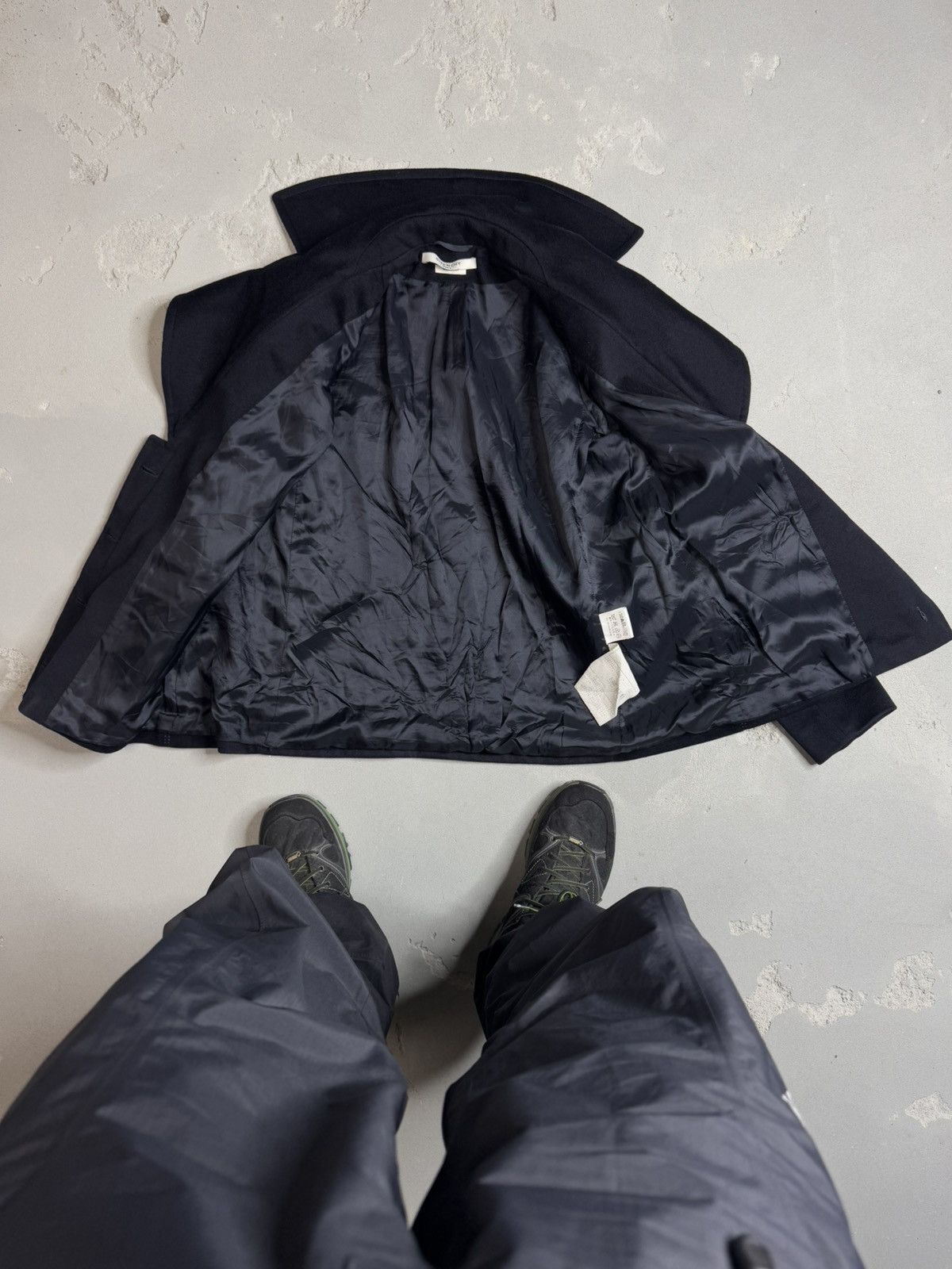 Givenchy × Vintage Givenchy Trendy Blue Jacket Size XS / US 0-2 / IT 36-38 - 6 Thumbnail