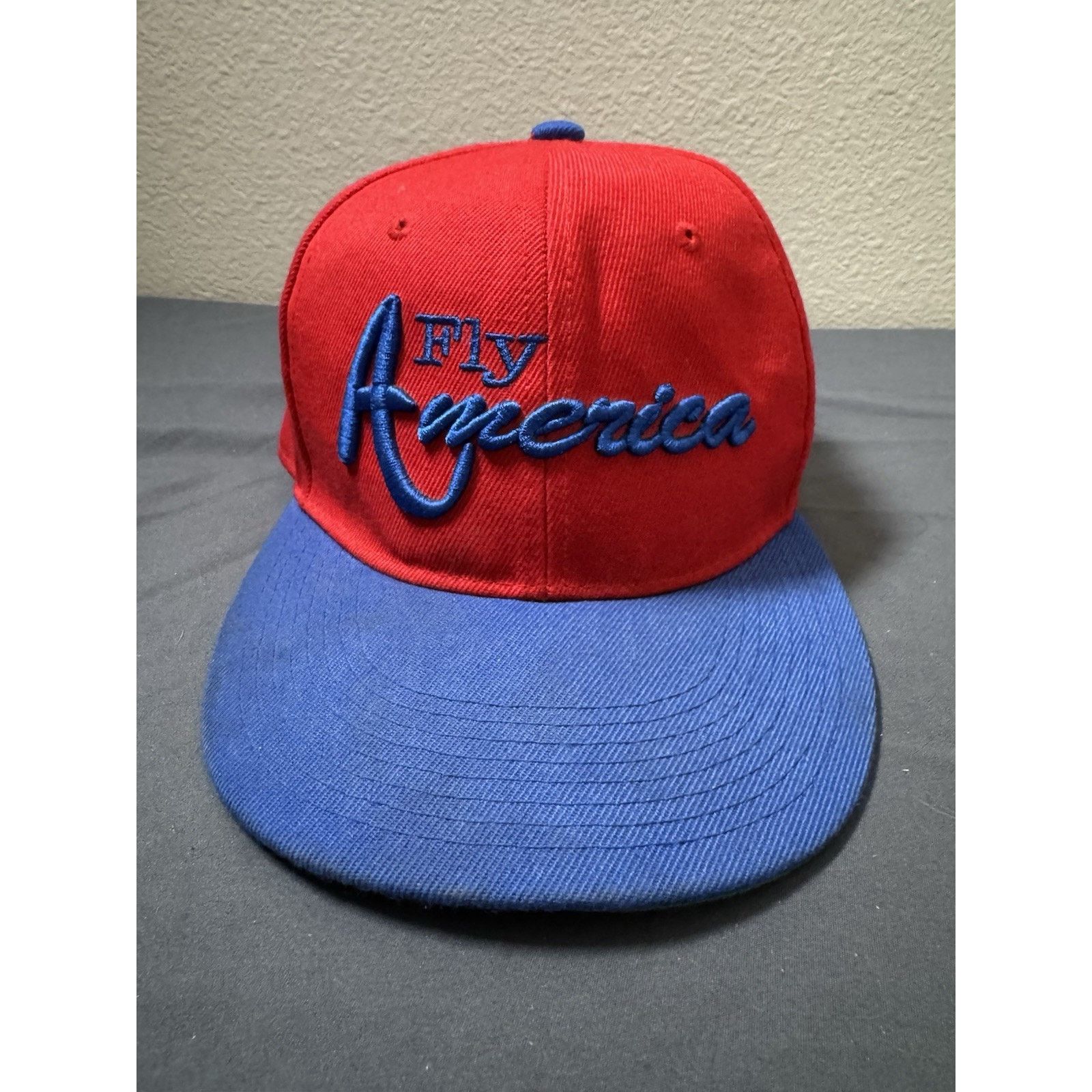 Other Vintage Fly America Amarillo Texas Snapback Hat Red Blue Size ONE SIZE - 1 Thumbnail