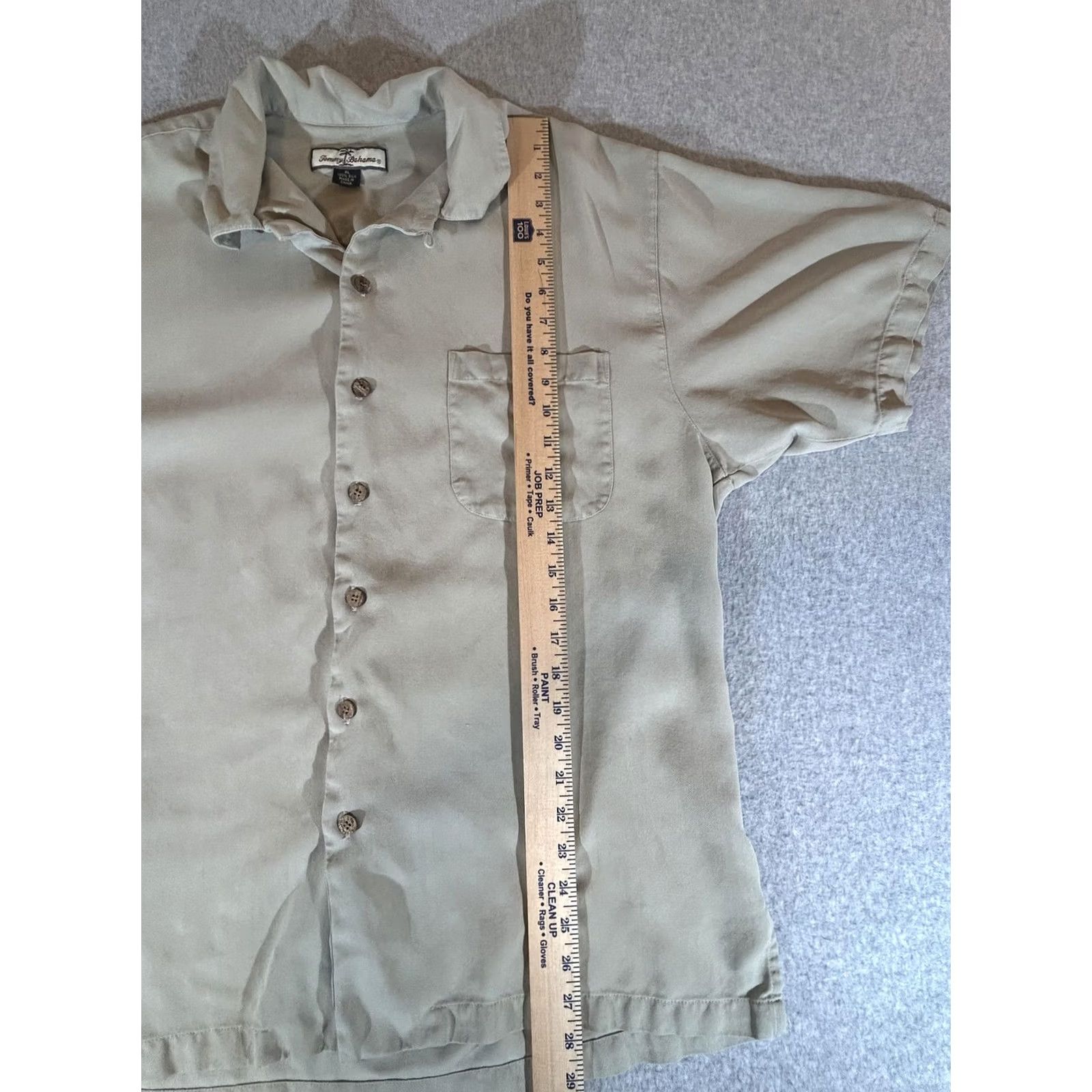 Tommy Bahama Tommy Bahama Shirt Mens XL Tan Silk Camp Embroidered Relaxed Button-Up Hawaiian Tropical Size US XL / EU 56 / 4 - 6 Thumbnail