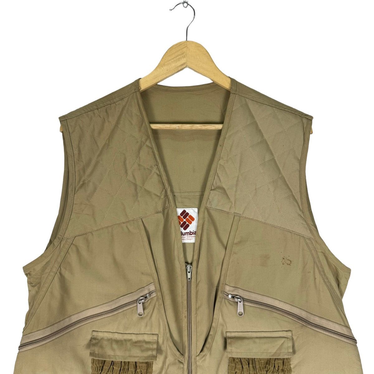 Columbia ⚡️80s COLUMBIA HUNTING UTILITY POCKET VEST Size US L / EU 52-54 / 3 - 3 Thumbnail