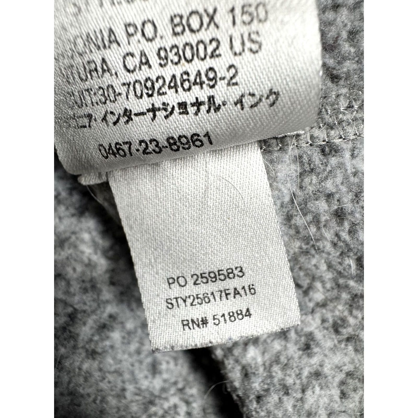 Patagonia VINTAGE Patagonia Better Sweater 1/4 Zip Fleece Jacket Heather Gray XS Women Size XS / US 0-2 / IT 36-38 - 7 Thumbnail