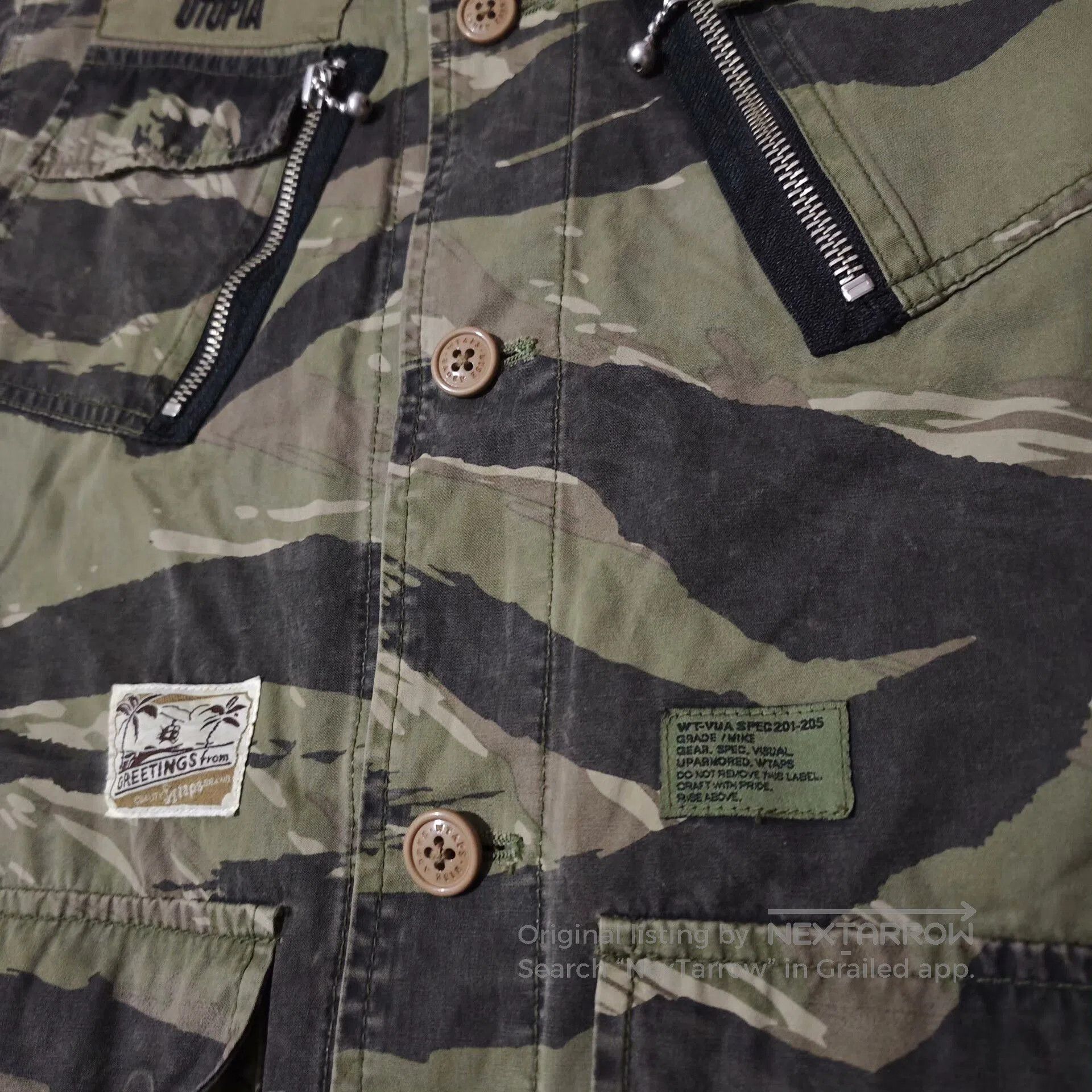 Takahiromiyashita The Soloist. Wtaps 08ss Jungle L/S Jacket. Size US M / EU 48-50 / 2 - 5 Thumbnail