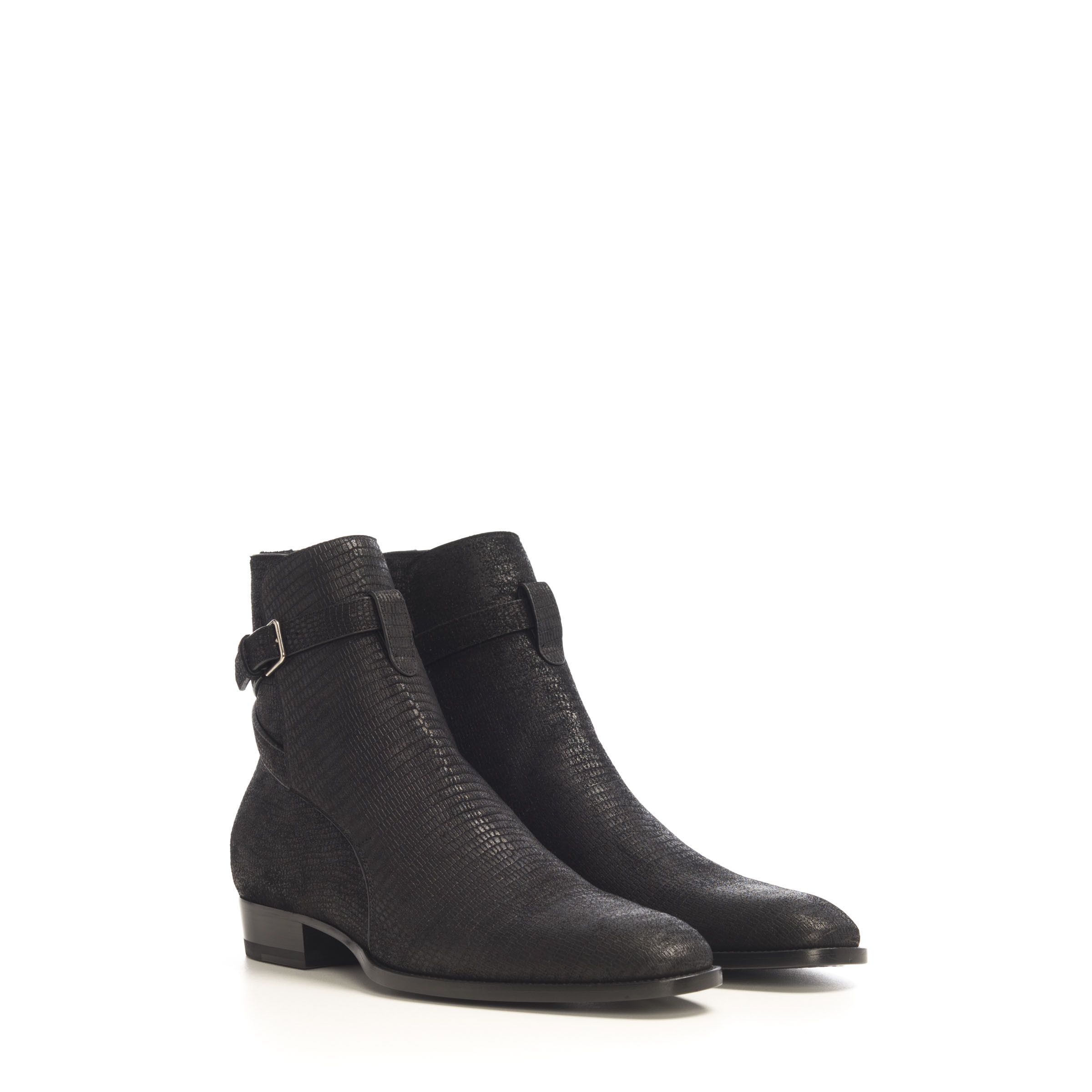 Wyatt Jodhpur Boots In Tejus Embossed Suede Footwear