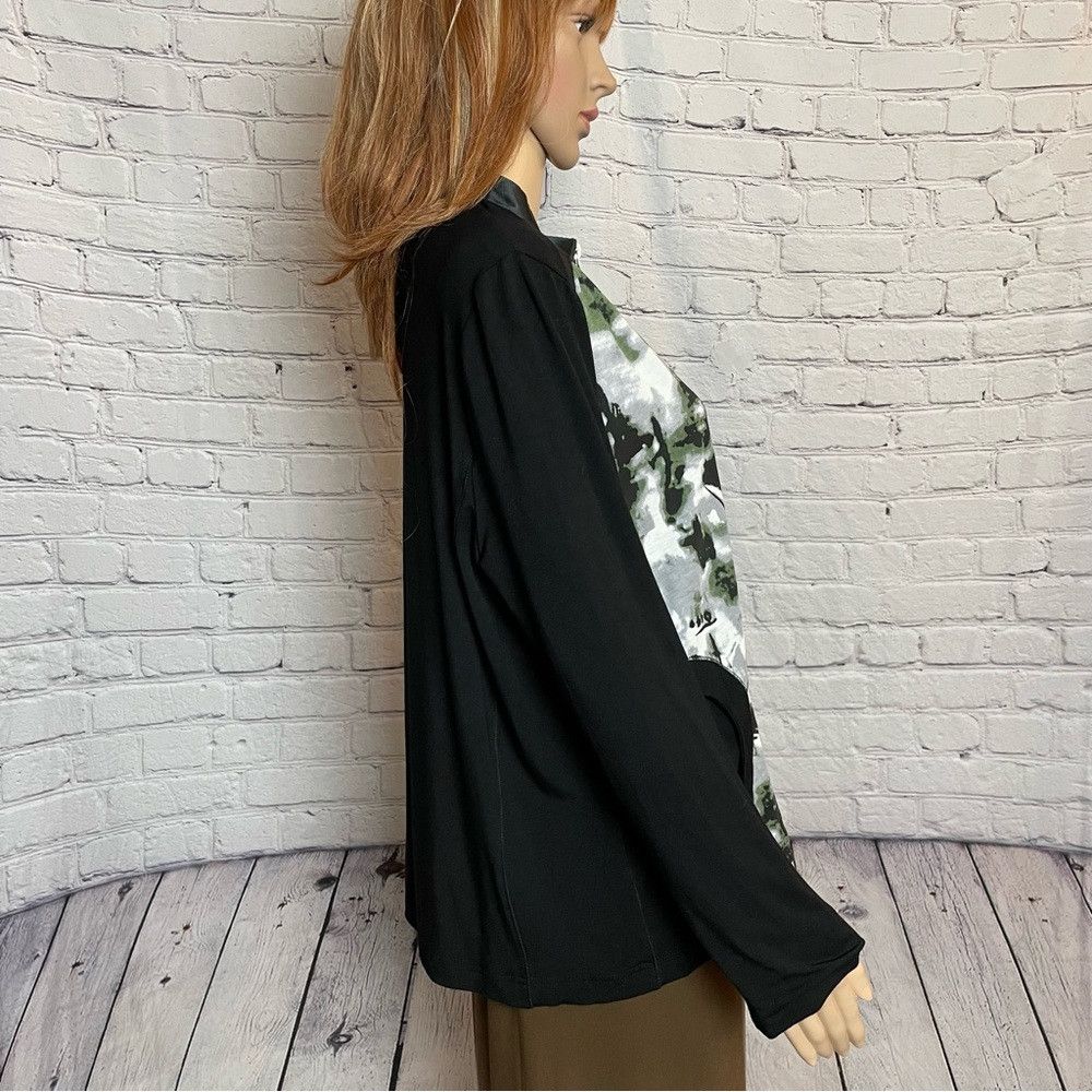 Other Mystery New York Zip Rayon Jacket Size XL Size XL / US 12-14 / IT 48-50 - 3 Thumbnail