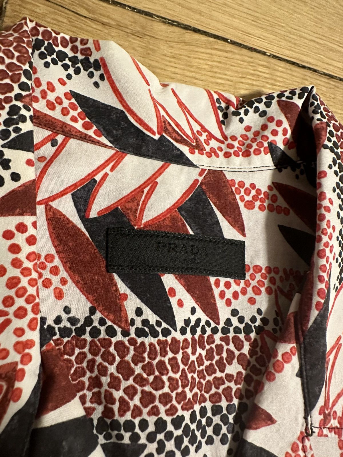 Prada Prada SS 2016 Printed Short Sleeve Shirt Size US M / EU 48-50 / 2 - 2 Thumbnail