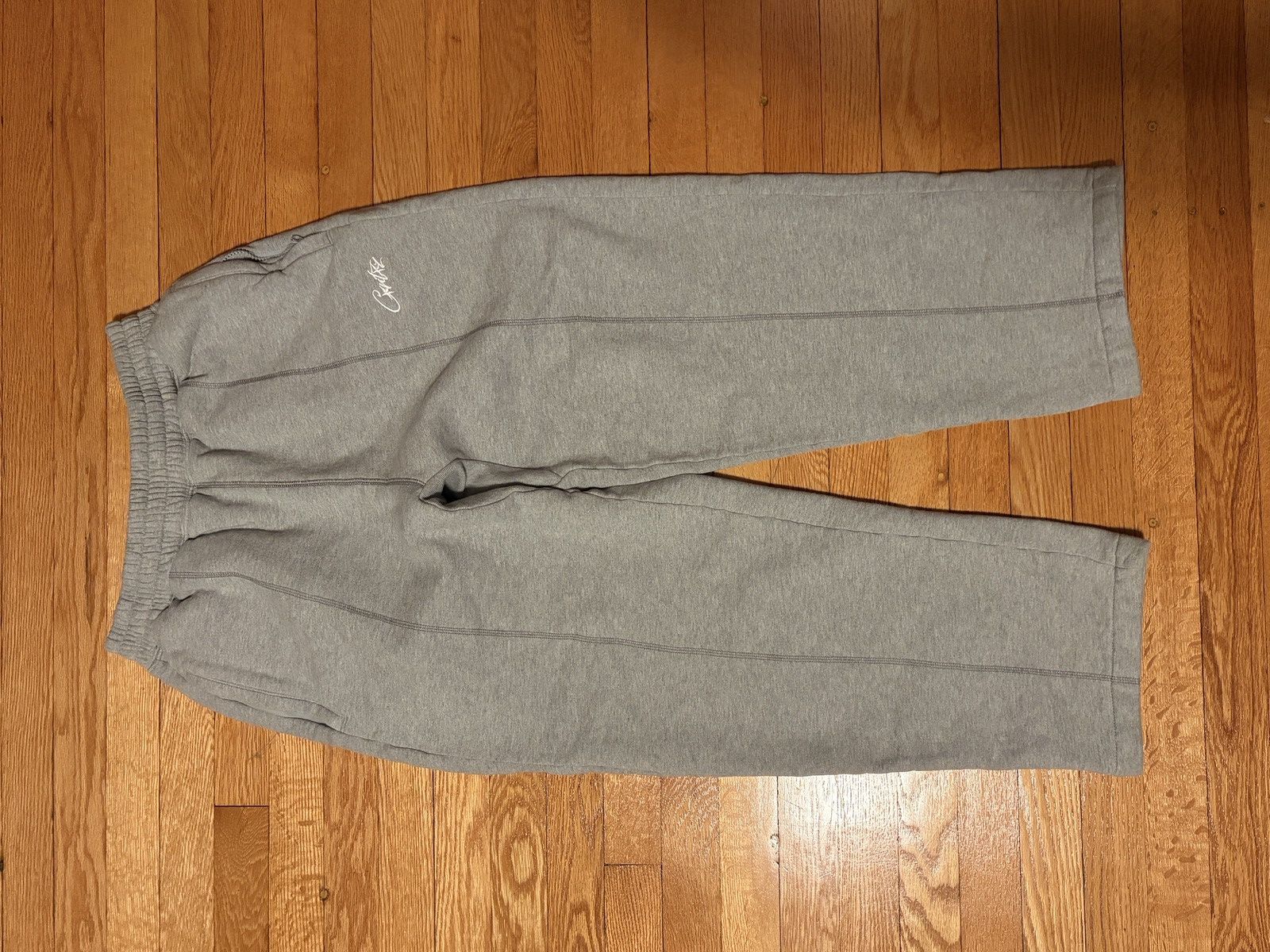 Corteiz Corteiz HMP Open Hem Sweatpants ‘Heather Grey’ Size Small Size US 28 / EU 44 - 1 Thumbnail