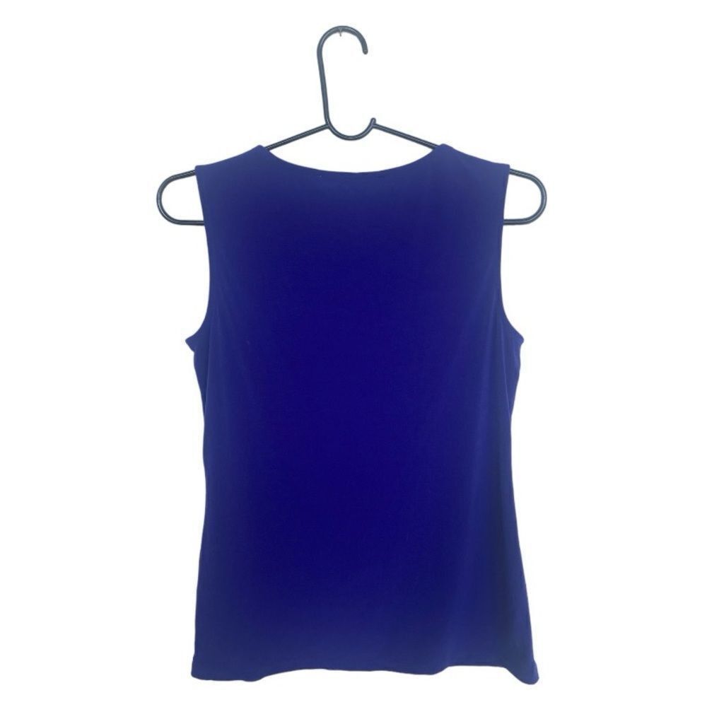 Nine West Nine West Draped Sleeveless Blouse | Size S | Purple Suit To Size S / US 4 / IT 40 - 2 Thumbnail