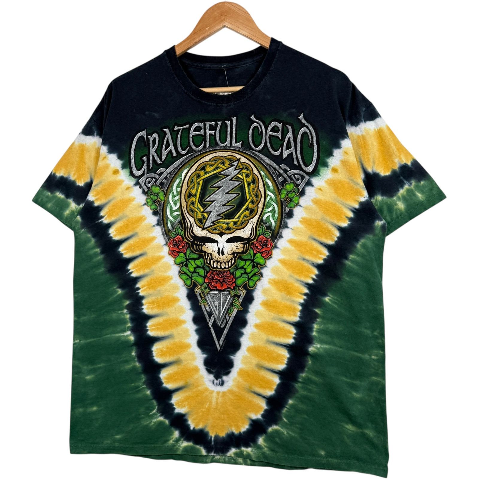 Vintage Vintage Greatful Dead "Steal Your Face" Tie Dye Band Tee XL Size US XL / EU 56 / 4 - 3 Thumbnail