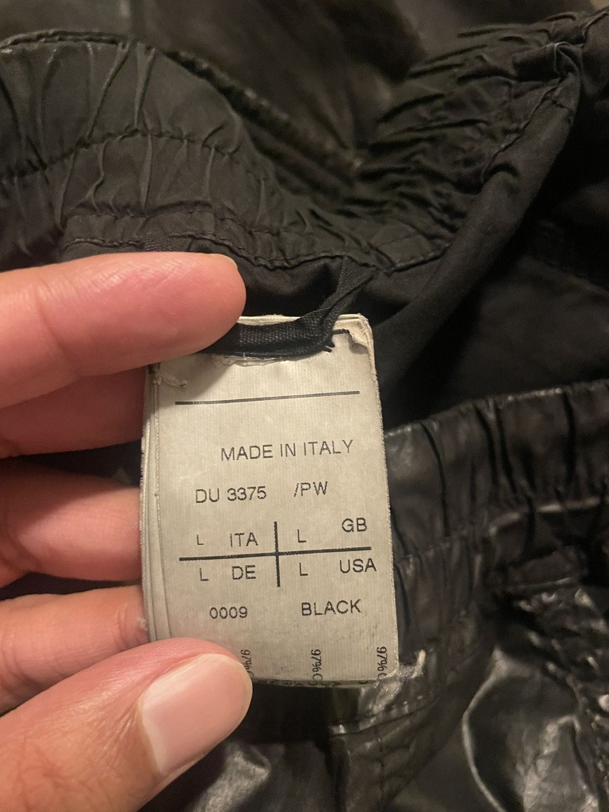 Rick Owens Drkshdw Rick Owens Drkshdw Waxed Creatch Cargos Size US 34 / EU 50 - 7 Thumbnail