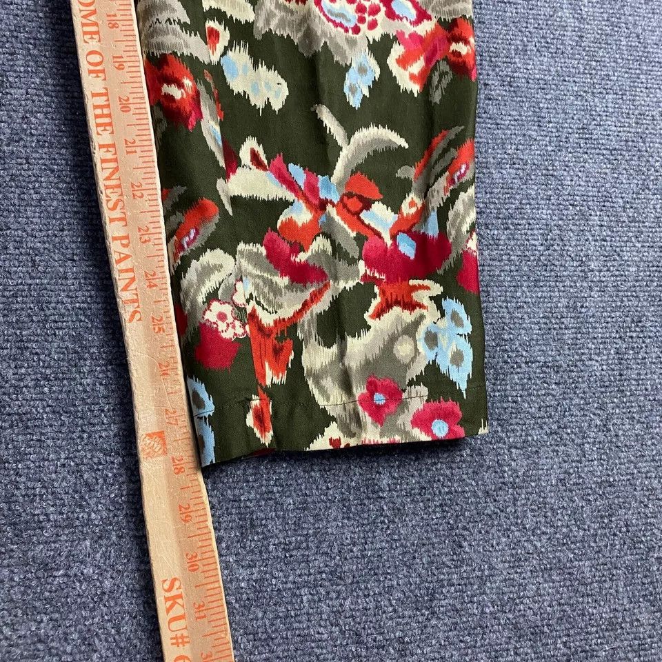 Saks Fifth Avenue Vintage Saks Fifth Avenue Pants Women's 6 Floral Tapered Mom Size 28" / US 6 / IT 42 - 5 Thumbnail