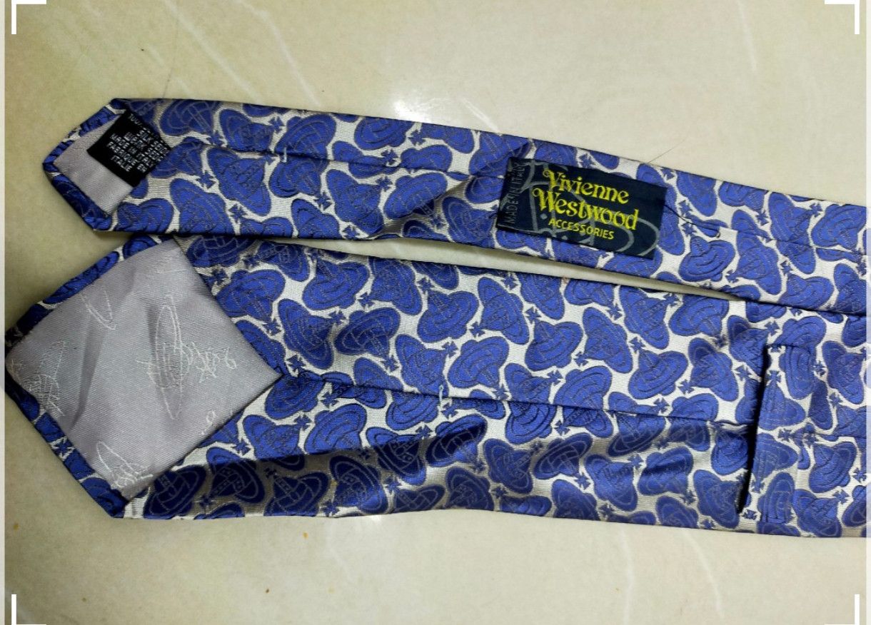 Designer × Vintage × Vivienne Westwood Vivienne Westwood Silk tie overprint Size ONE SIZE - 3 Thumbnail