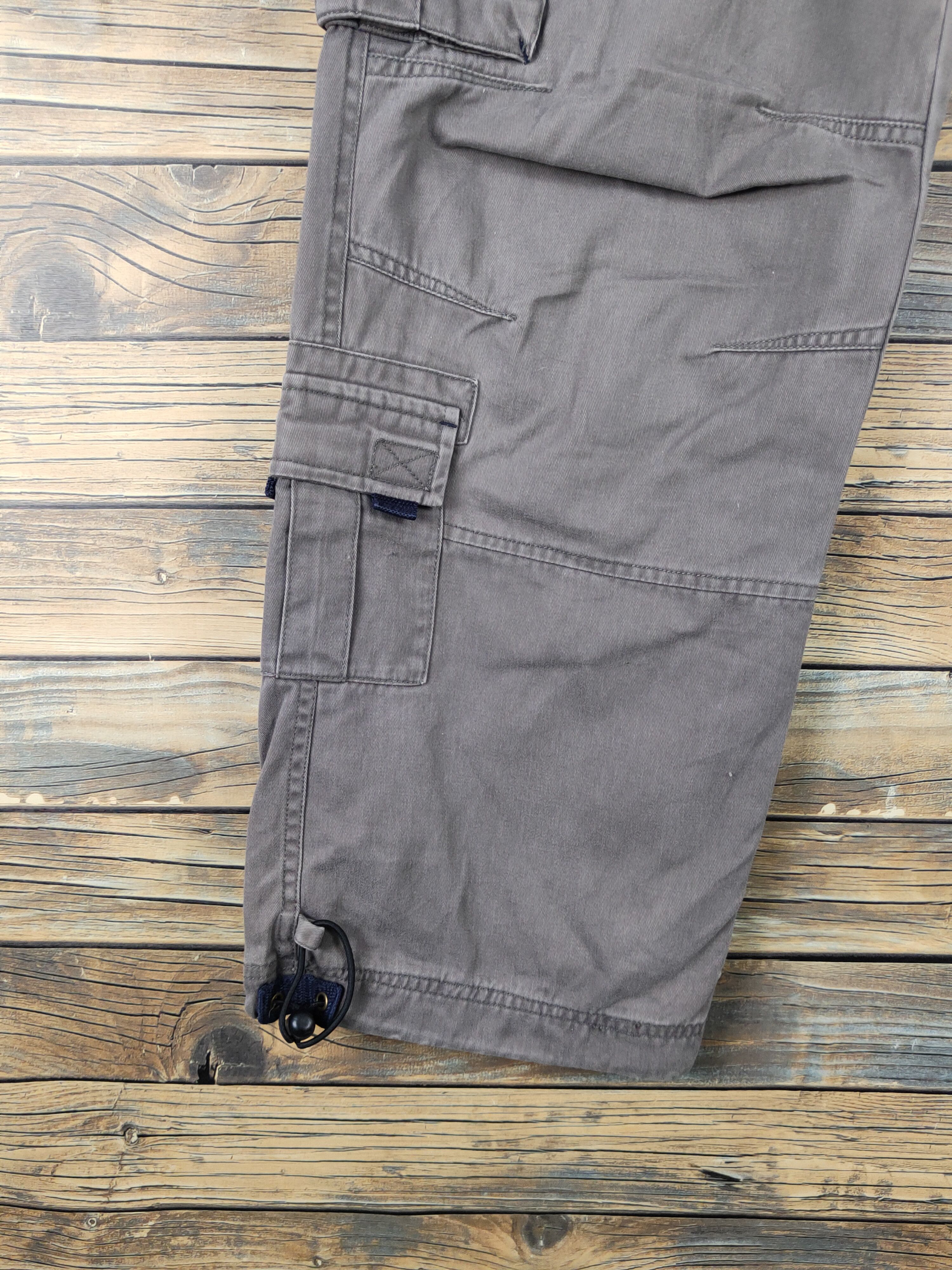 Japanese Brand B.C Factory Gray Multipocket Tactical Cargo Pants#W1426 Size US 35 - 6 Thumbnail