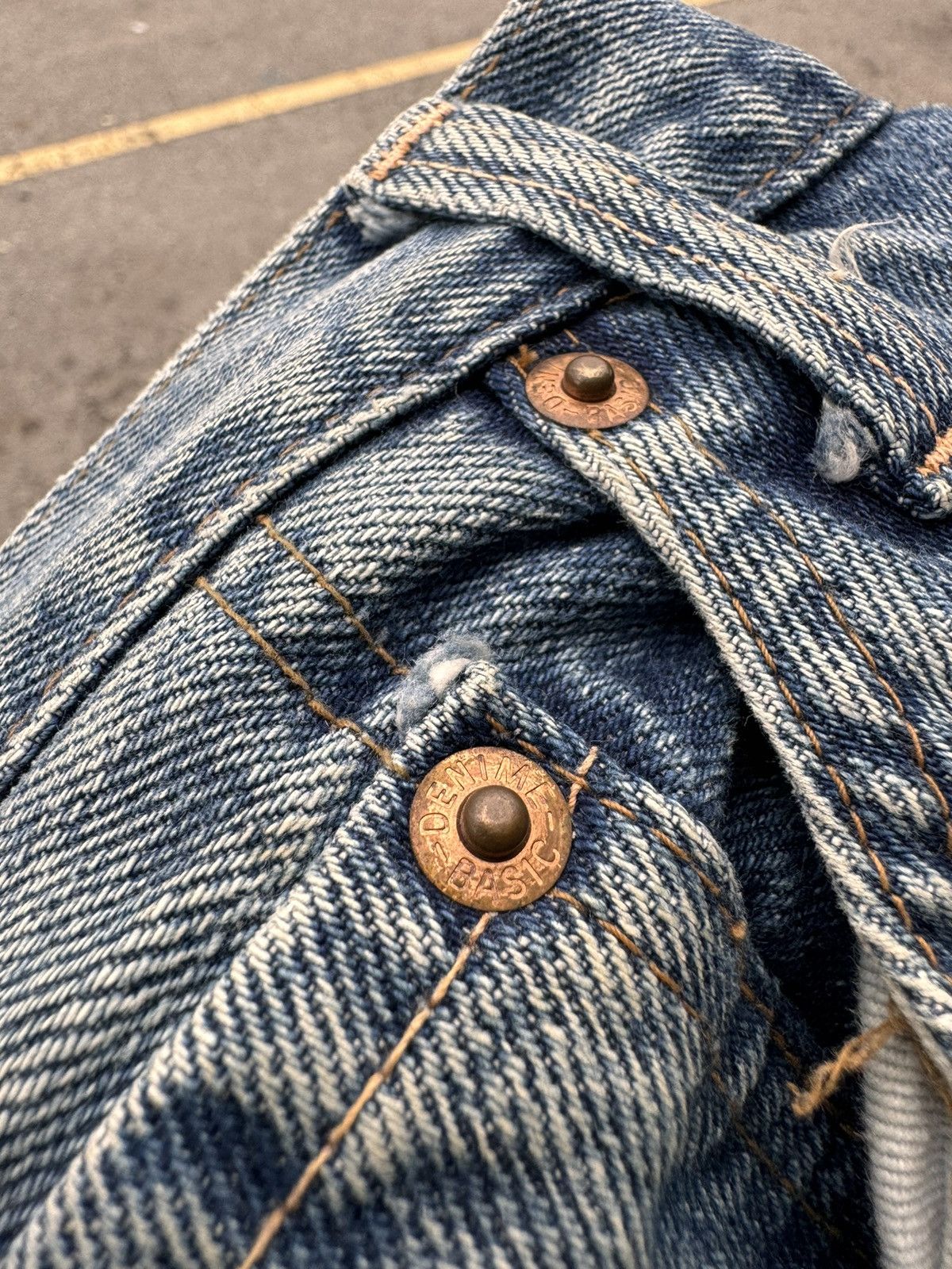Denime × Japanese Brand Denime Selvedge Vintage Jeans Japan Size 34 Size US 34 / EU 50 - 13 Thumbnail