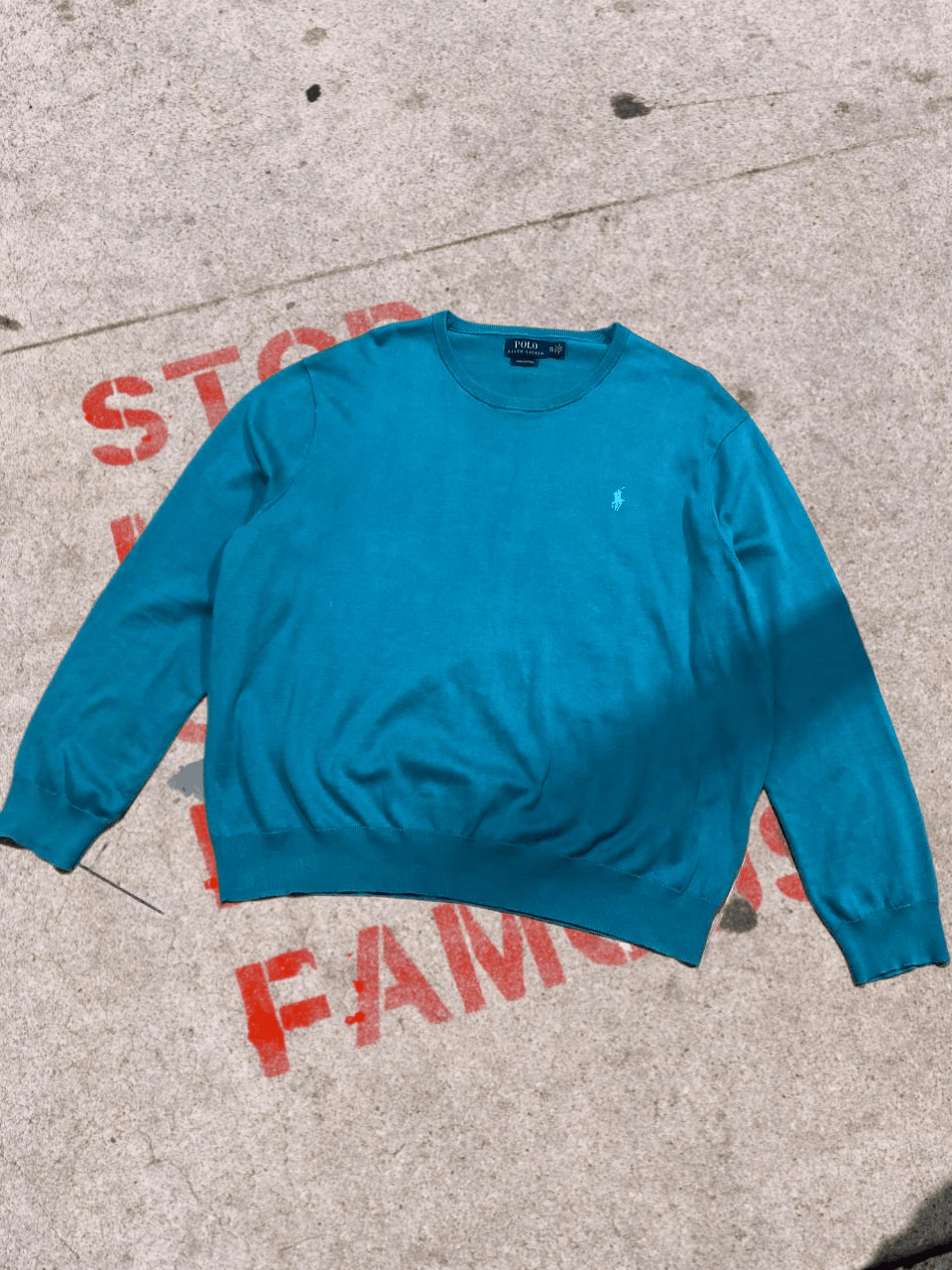 Polo Ralph Lauren Sweater Green Vintage Polo Ralph Lauren Sweatshirt Size US XXL / EU 58 / 5 - 1 Thumbnail