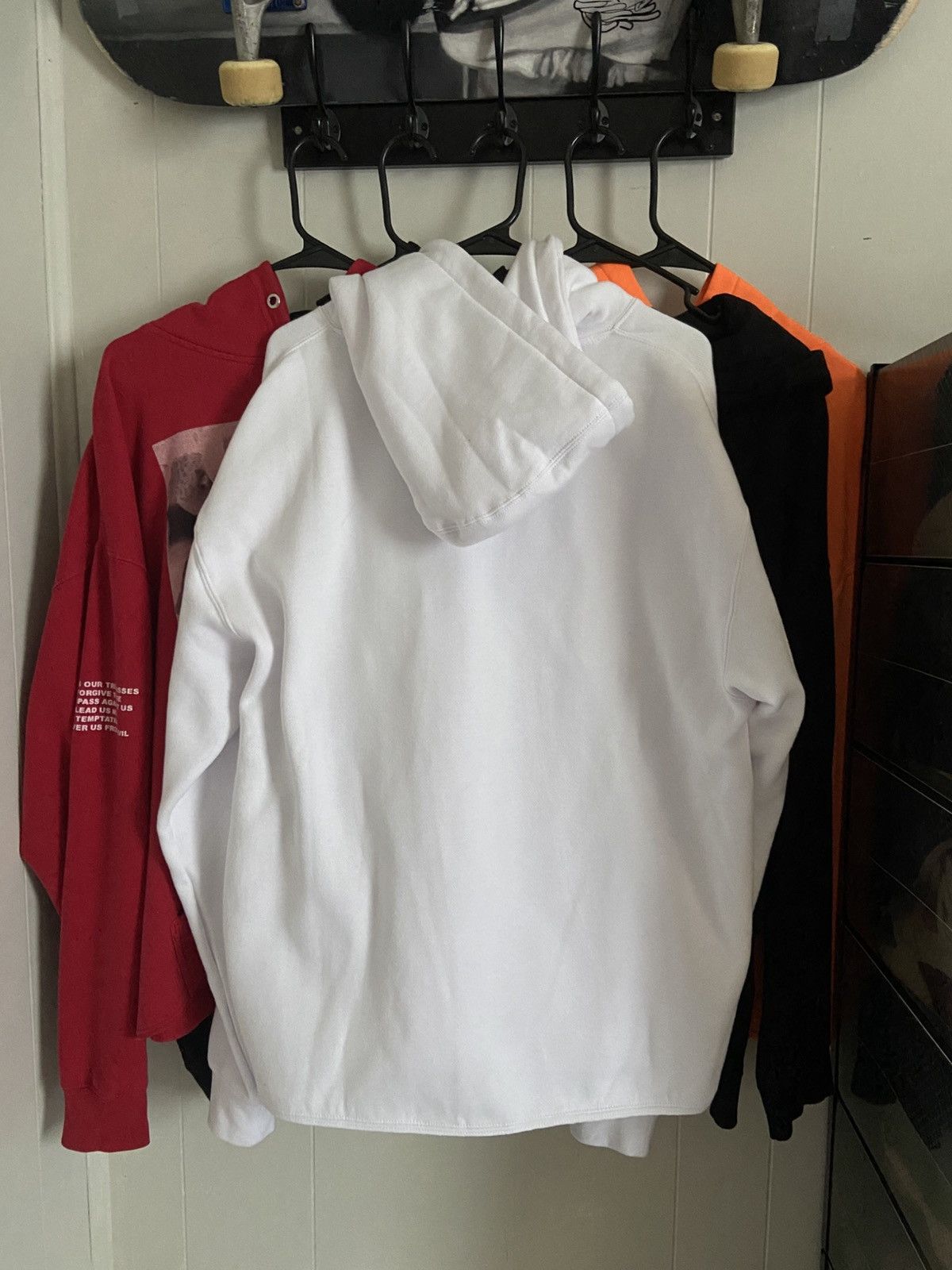 Revenge Revenge juice wrld white collage hoodie Size US L / EU 52-54 / 3 - 6 Thumbnail