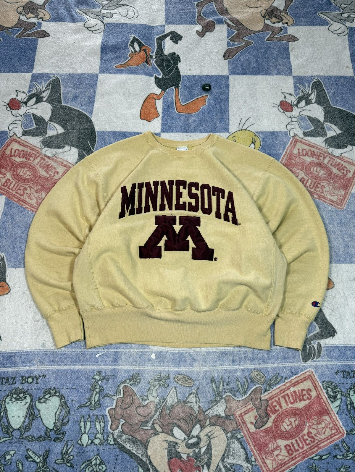 Champion Vintage minnesota gophers reverse weave crewneck sweatshirt Size US XL / EU 56 / 4 - 1 Thumbnail