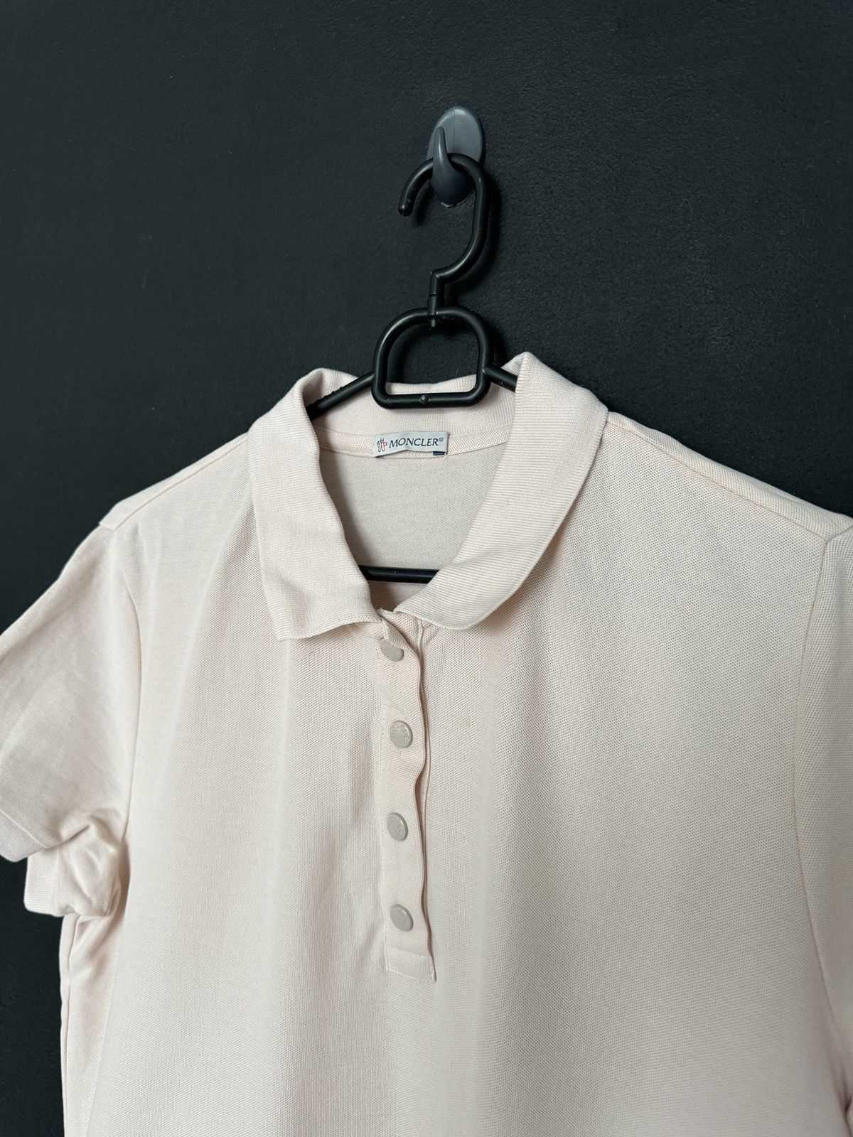 Moncler Moncler Maglia Polo Manica Corta T-Shirt Size L / US 10 / IT 46 - 3 Thumbnail