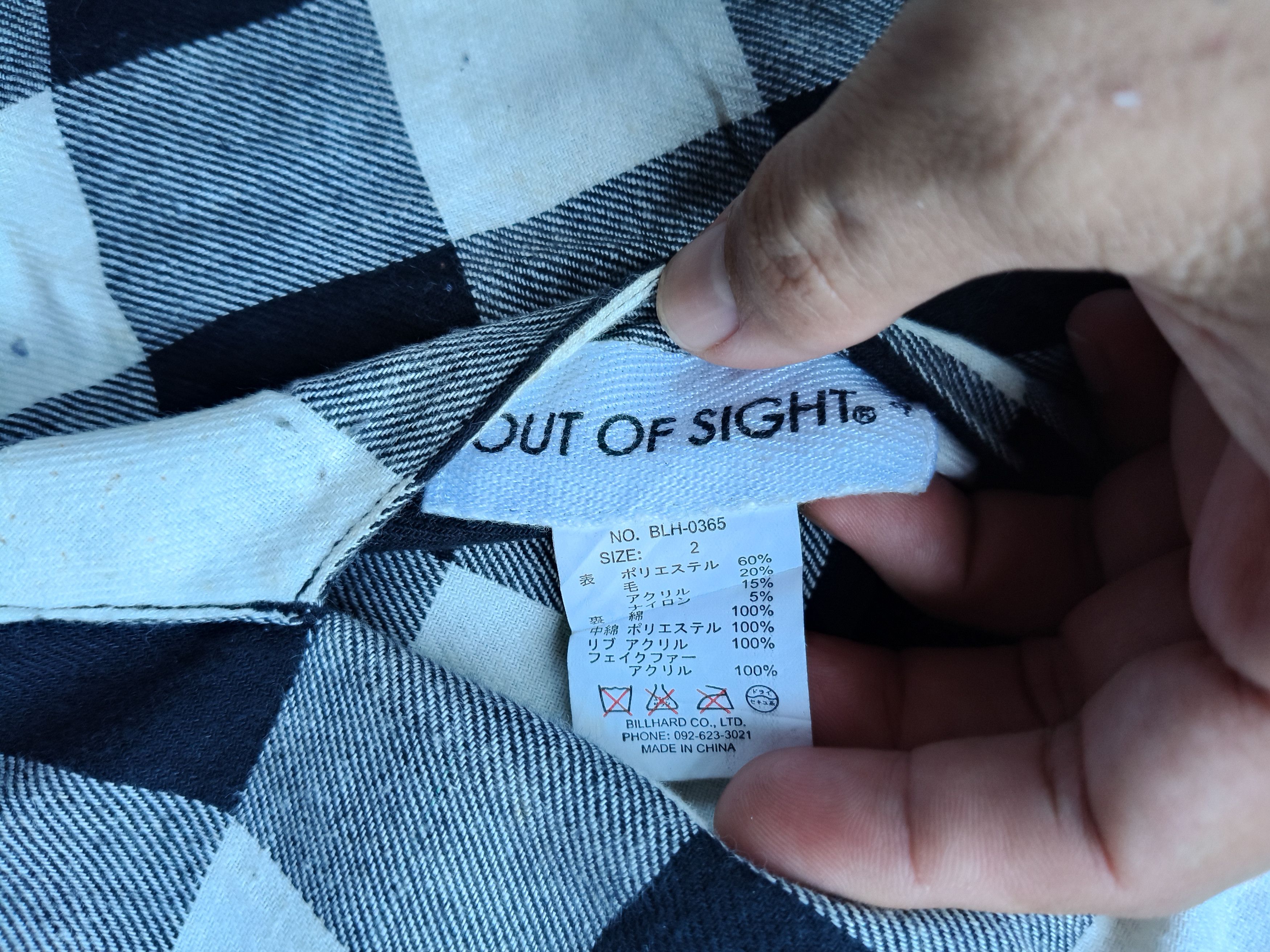 Japanese Brand Out Sight Button Up Jacket Size XS / US 0-2 / IT 36-38 - 9 Thumbnail