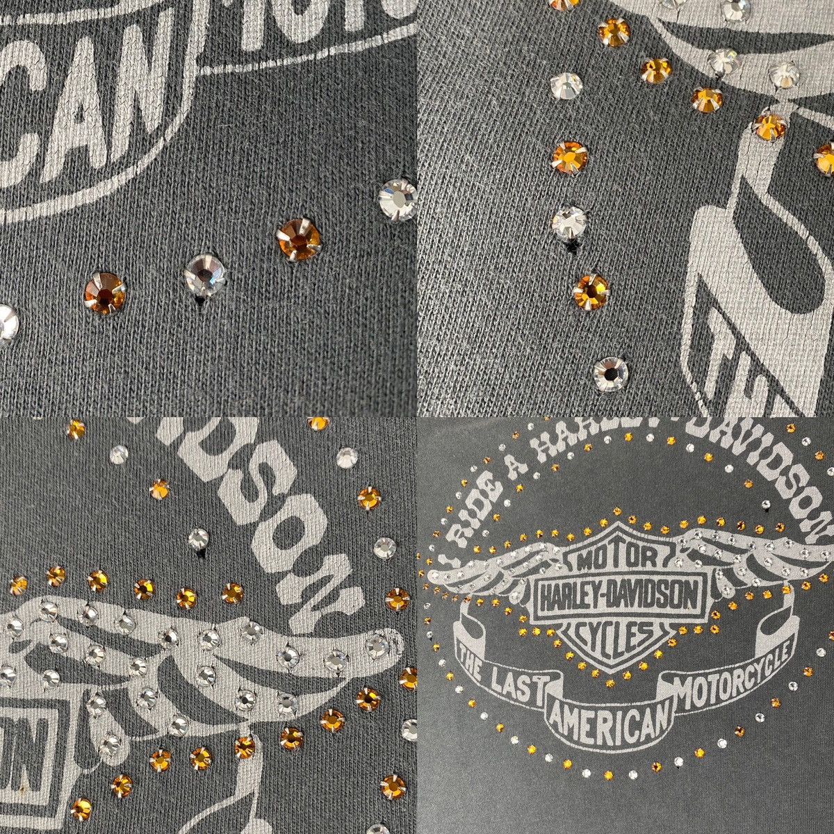 Trunk Ltd Harley Davidson Trunk LTD Swarovski Crystal Shirt Small Size S / US 4 / IT 40 - 12 Thumbnail