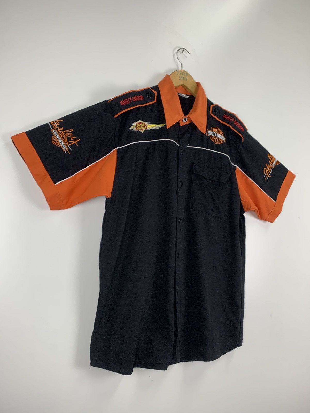 Harley Davidson Harley Davidson Button Ups Shirt Size US L / EU 52-54 / 3 - 6 Thumbnail