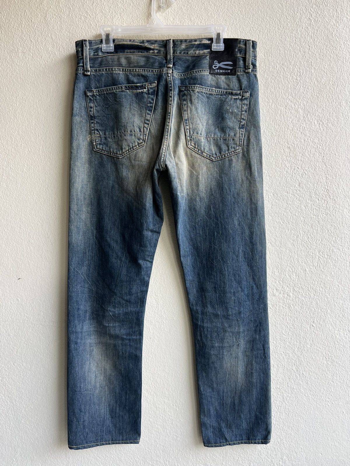 DENHAM Mud Wash Denim DENHAM Razor Slim Fit Jeans Size US 32 / EU 48 - 3 Thumbnail