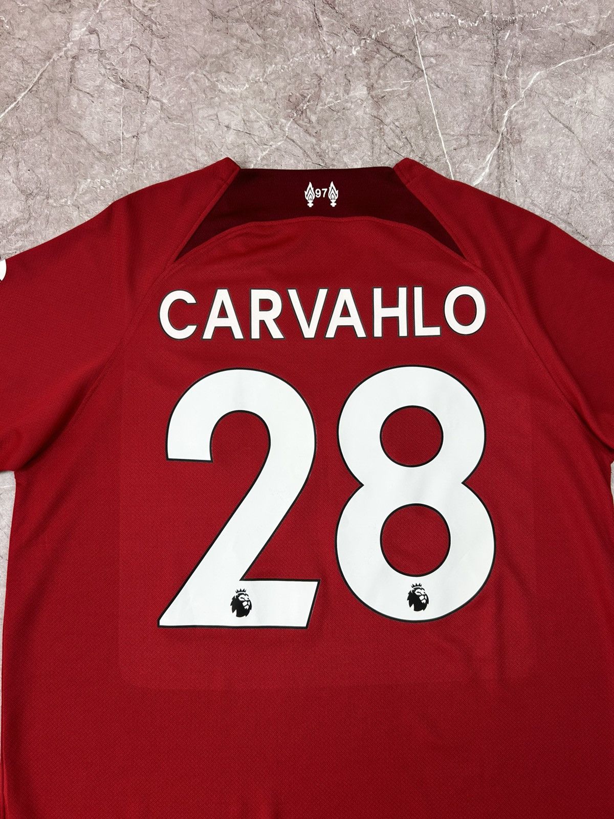 Nike Nike Liverpool Carvalho 28 Home Football Shirt 2022/23 Size US L / EU 52-54 / 3 - 9 Thumbnail