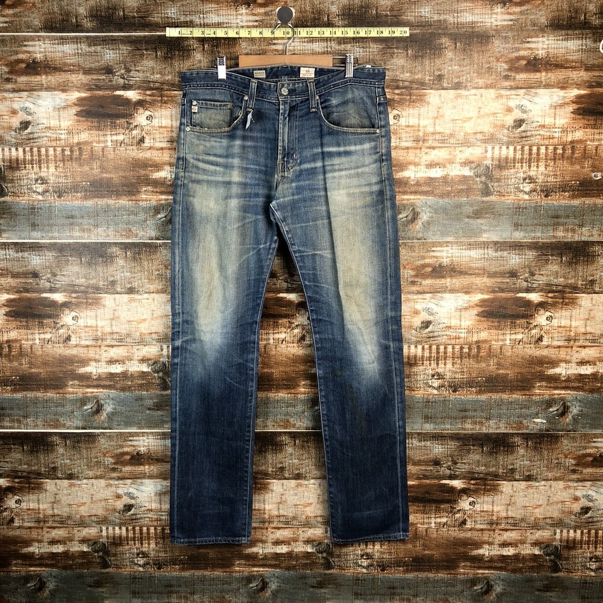 AG Adriano Goldschmied × Vintage DLL AG Adriano Goldschmied Blue Denim Pants #C253 Size US 32 / EU 48 - 1 Thumbnail