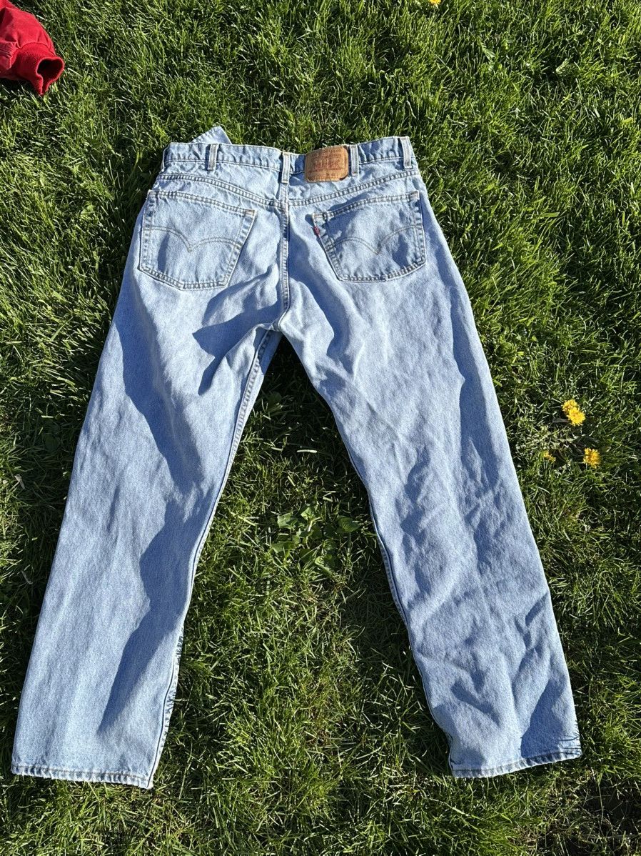 Levi's Vintage Clothing 505 90s 1997 Levi's MADE IN USA light wash jeans Size 40x30 Size US 40 / EU 56 - 6 Thumbnail