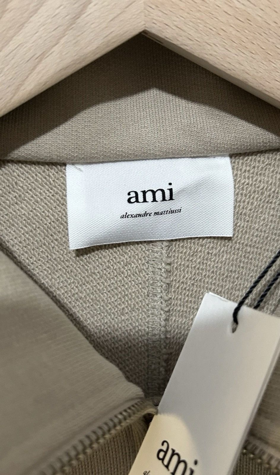 AMI Ami Paris Ami de Coeur Half-Zip Boxy Fit Sweatshirt Medium Size US M / EU 48-50 / 2 - 3 Thumbnail