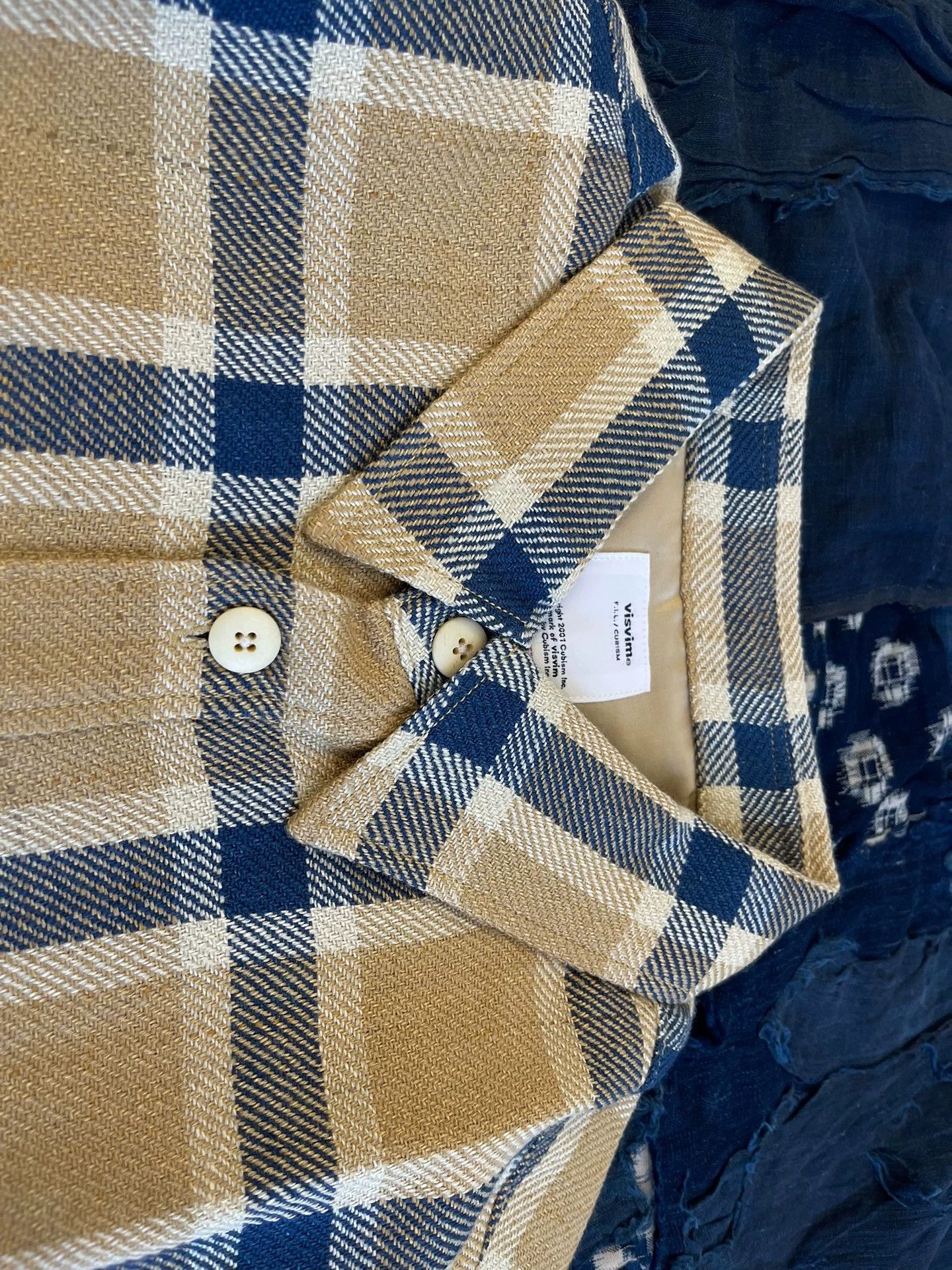 Visvim VISVIM 23AW LUMBER L/S Plaid Shirt Beige Size 2 NEW Size US M / EU 48-50 / 2 - 4 Thumbnail