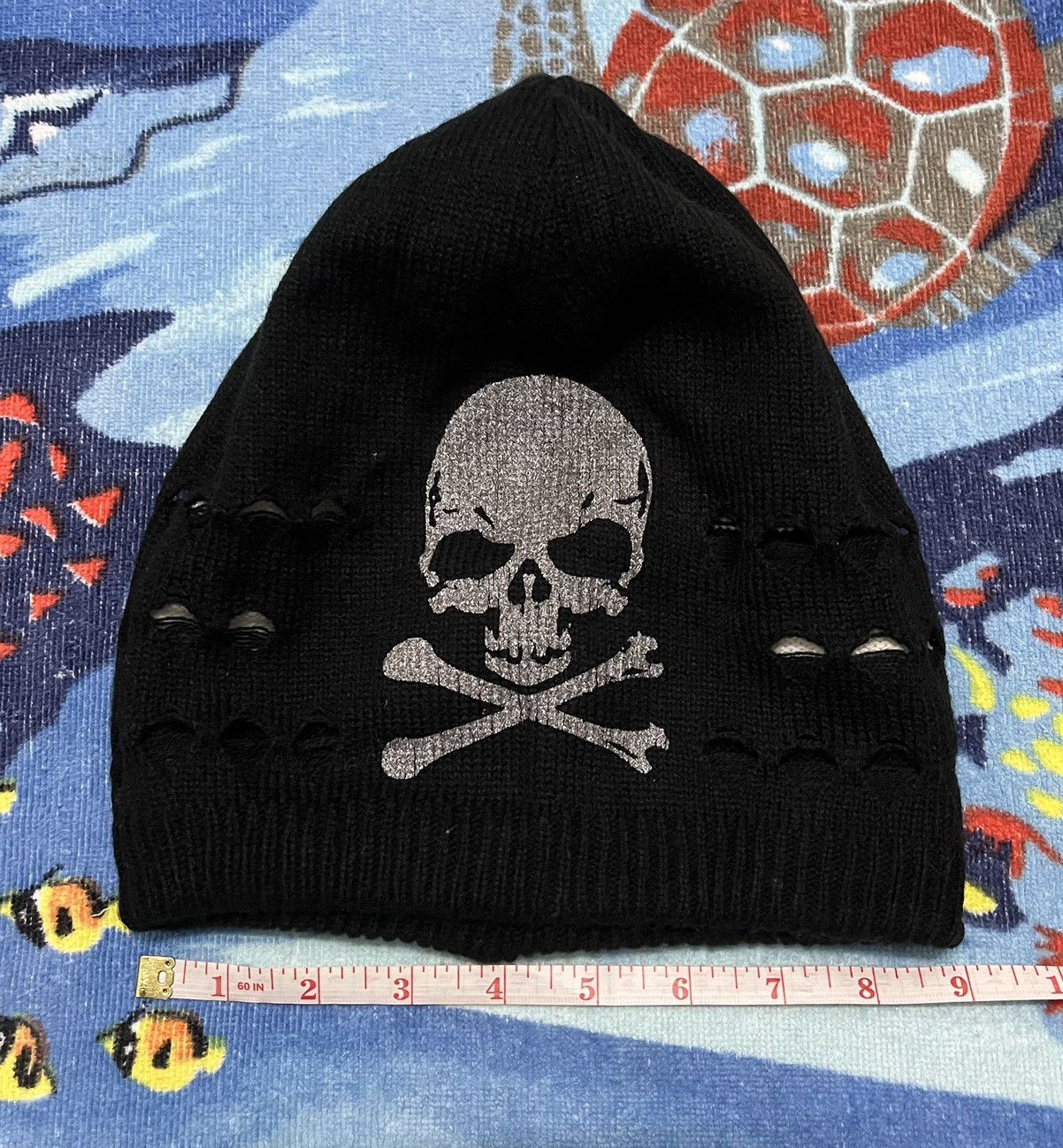Japanese Brand Japanese Brand Punk Design Skulls Beanies x Rare Size ONE SIZE - 9 Thumbnail